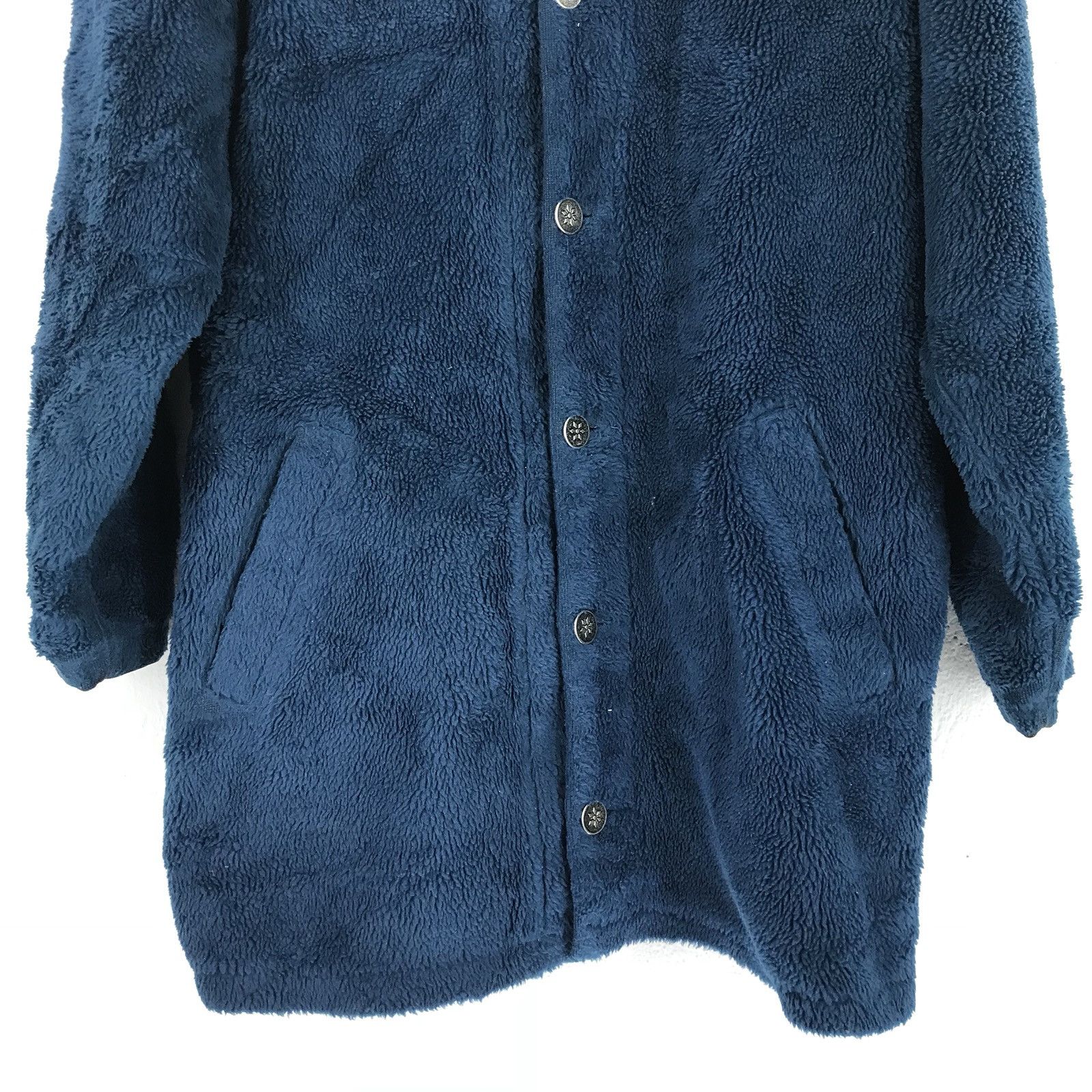 L.L. Bean Vintage L.L. BEAN Fleece Fur Button Up Jacket Size US M / EU 48-50 / 2 - 4 Thumbnail