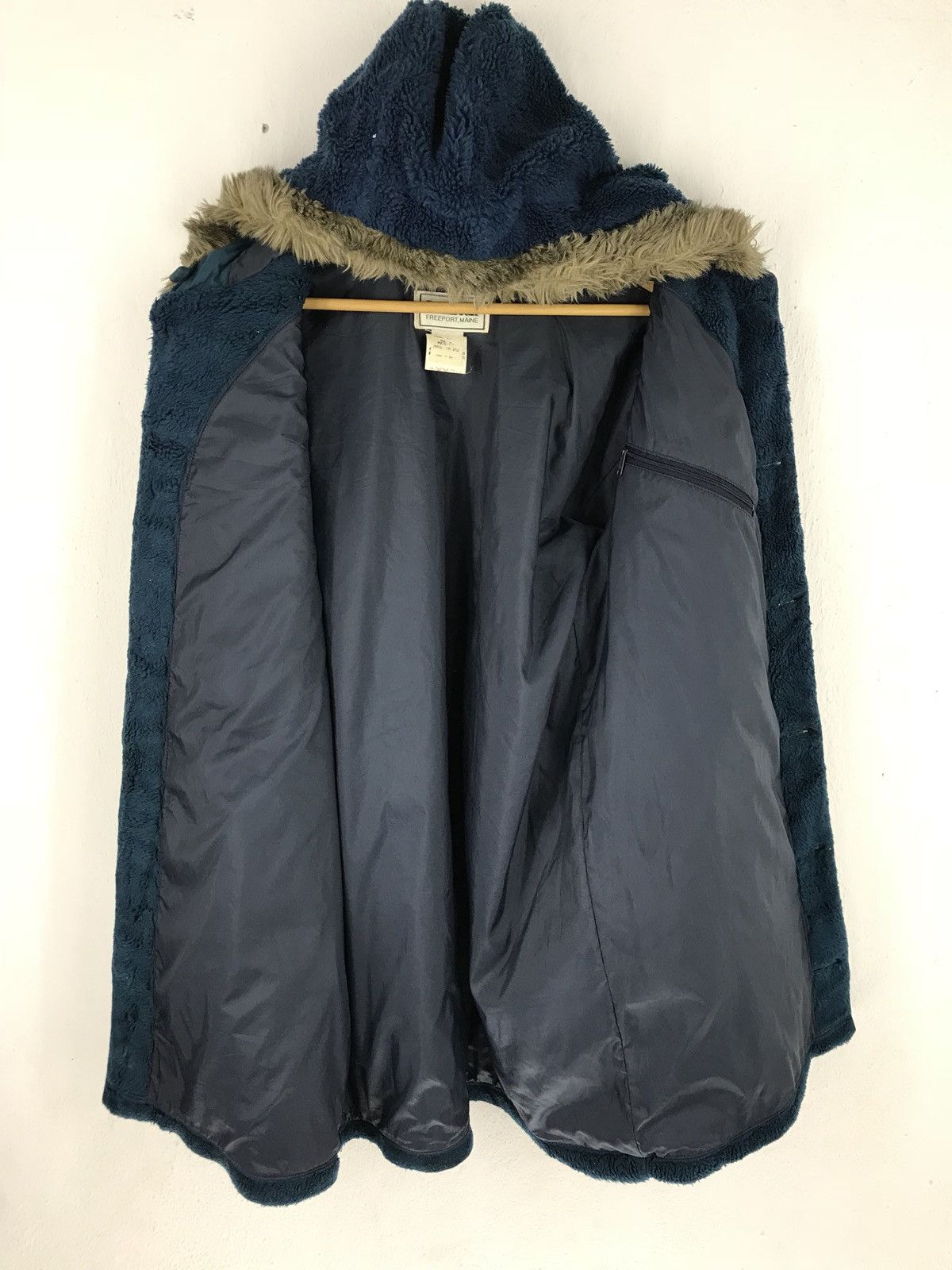 L.L. Bean Vintage L.L. BEAN Fleece Fur Button Up Jacket Size US M / EU 48-50 / 2 - 6 Thumbnail