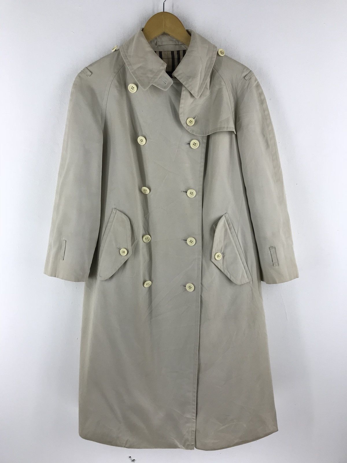 Burberry 🔊🔔🔥❗FINAL DROP🔥Burberry Nova Checker London Trech Coat Size US S / EU 44-46 / 1 - 1 Thumbnail