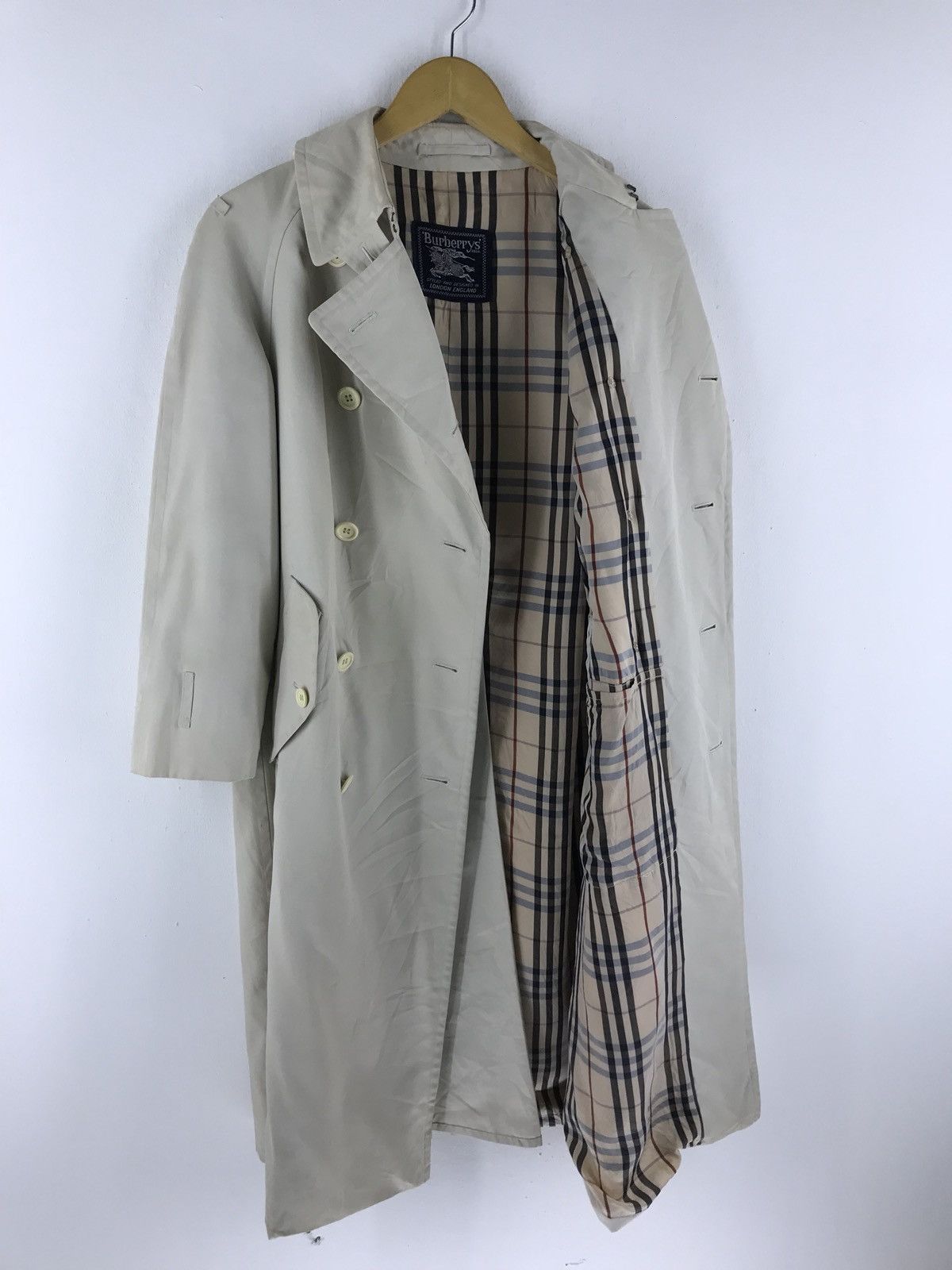 Burberry 🔊🔔🔥❗FINAL DROP🔥Burberry Nova Checker London Trech Coat Size US S / EU 44-46 / 1 - 2 Thumbnail