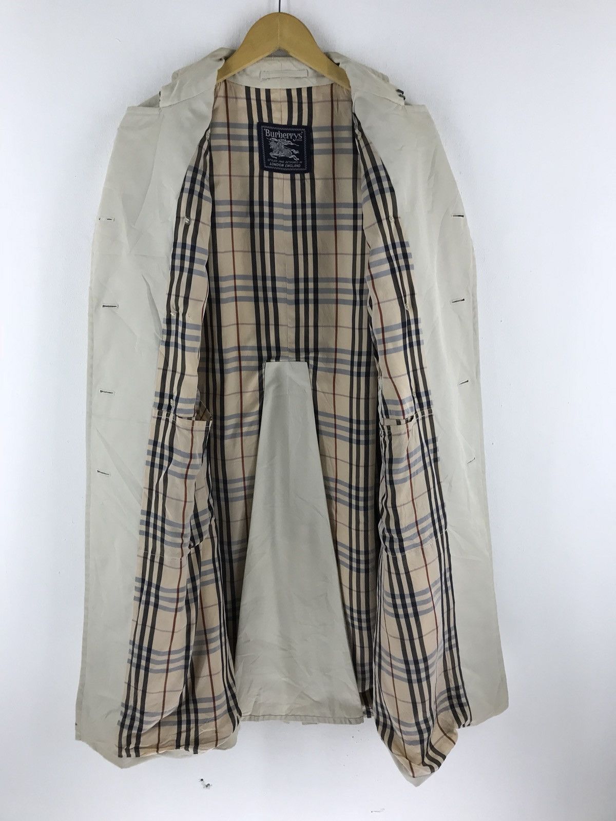 Burberry 🔊🔔🔥❗FINAL DROP🔥Burberry Nova Checker London Trech Coat Size US S / EU 44-46 / 1 - 7 Thumbnail