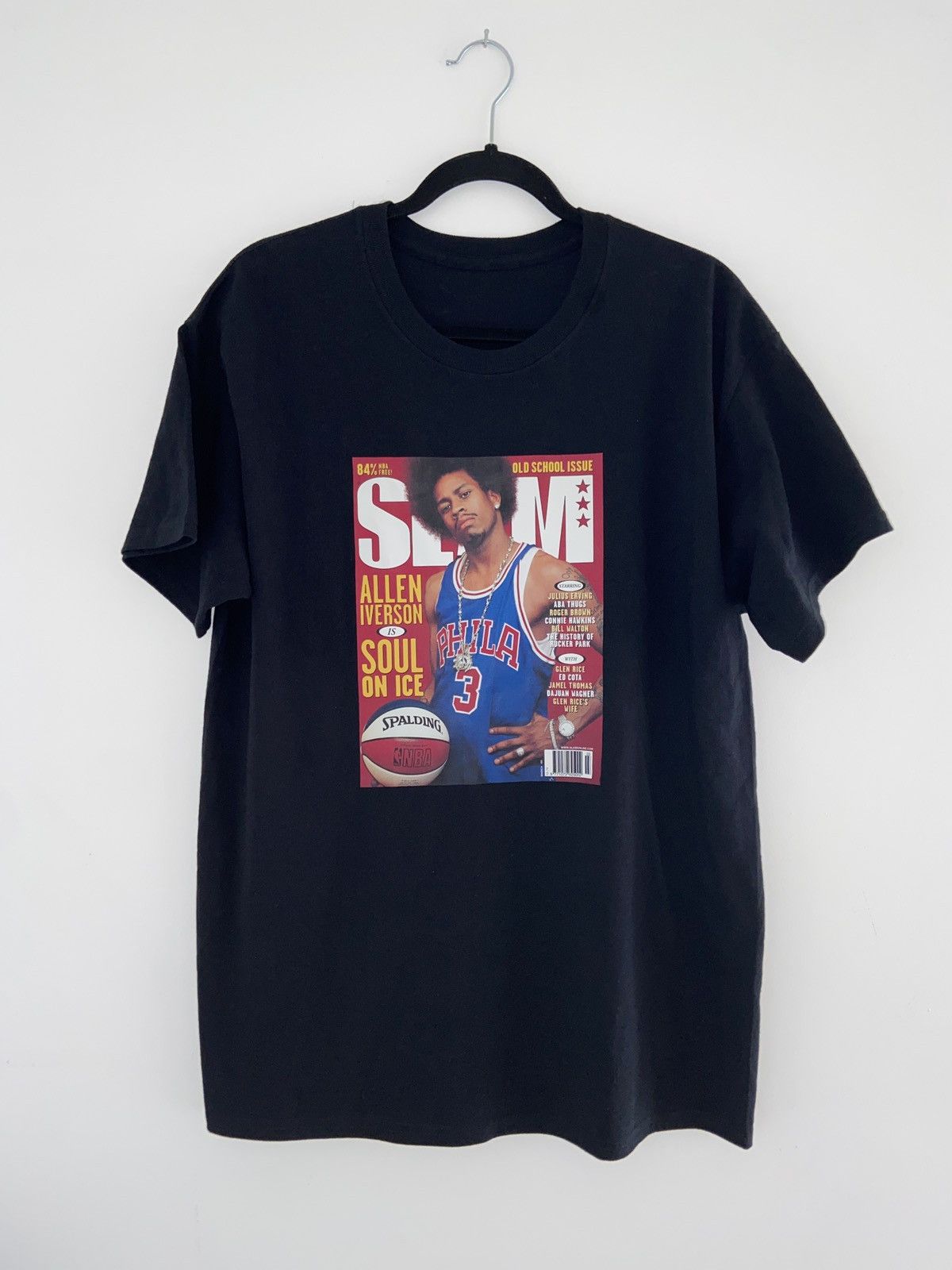 Clothing Allen Iverson Slam Magazine T Shirt Mitchell Ness Allen