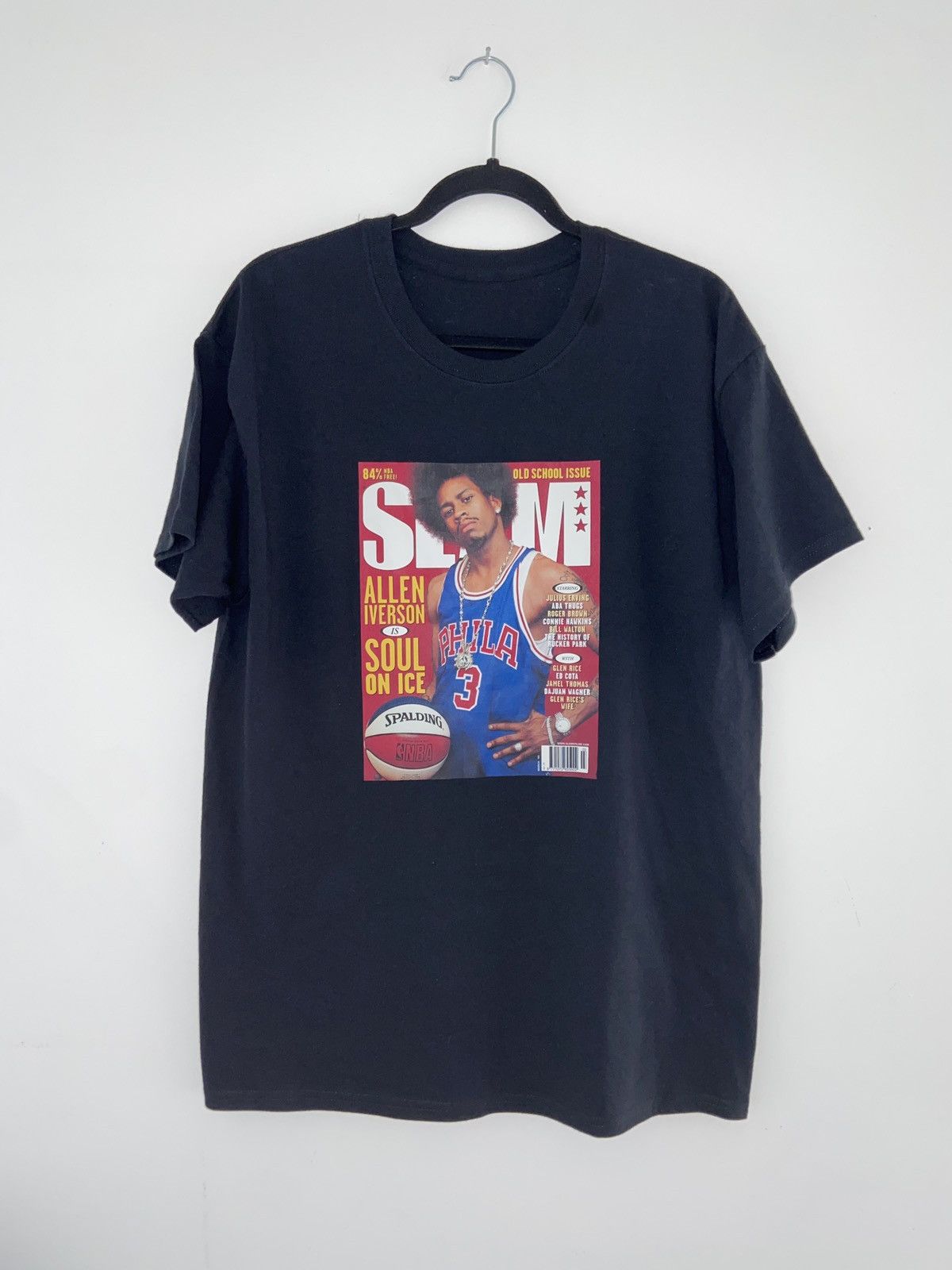 Allen Iverson Slam Magazine Cover Tee XL 1/1 Rare Find UNI