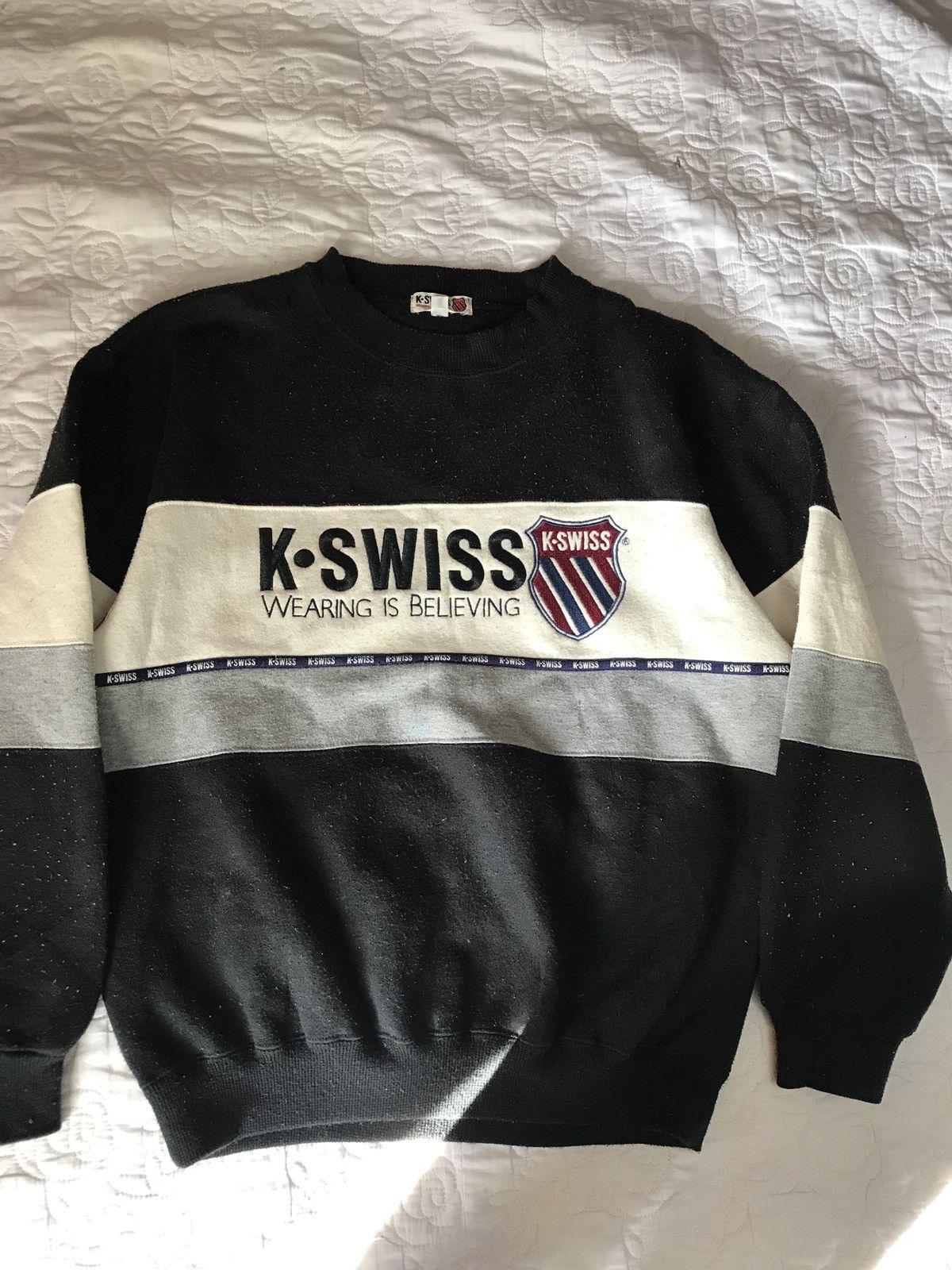 K-Swiss × Vintage 🔥 VINTAGE K•SWISS EMBROIDERY CLASSIC BIG LOGO Size US M / EU 48-50 / 2 - 2 Thumbnail
