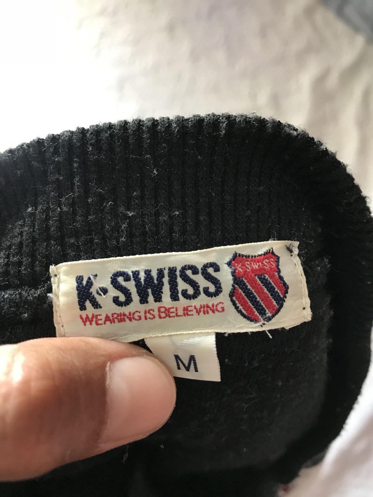 K-Swiss × Vintage 🔥 VINTAGE K•SWISS EMBROIDERY CLASSIC BIG LOGO Size US M / EU 48-50 / 2 - 4 Thumbnail