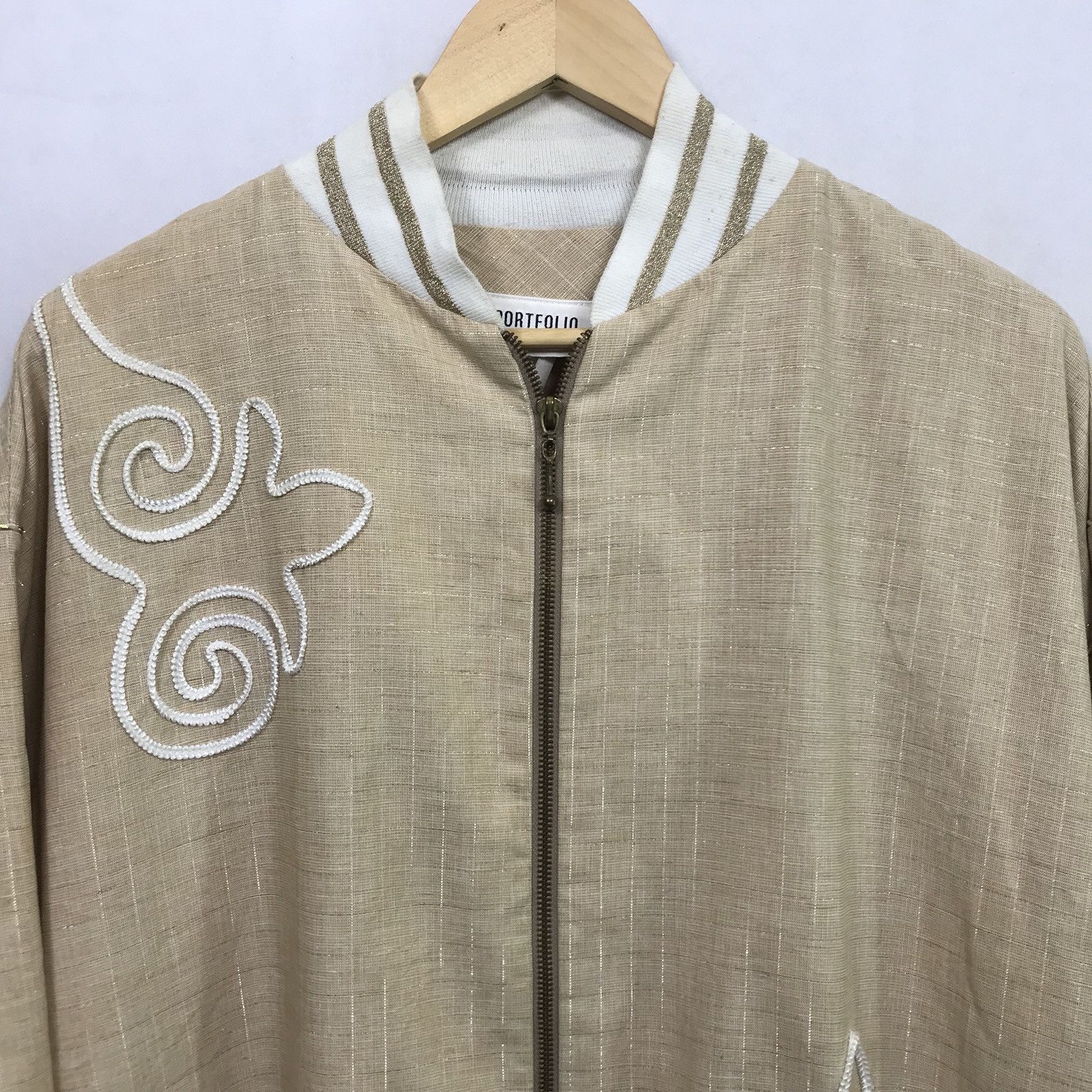 Designer 🔥💢 Sportforlio By Marcia Designer Brand Bomber Jacket Size US M / EU 48-50 / 2 - 4 Thumbnail