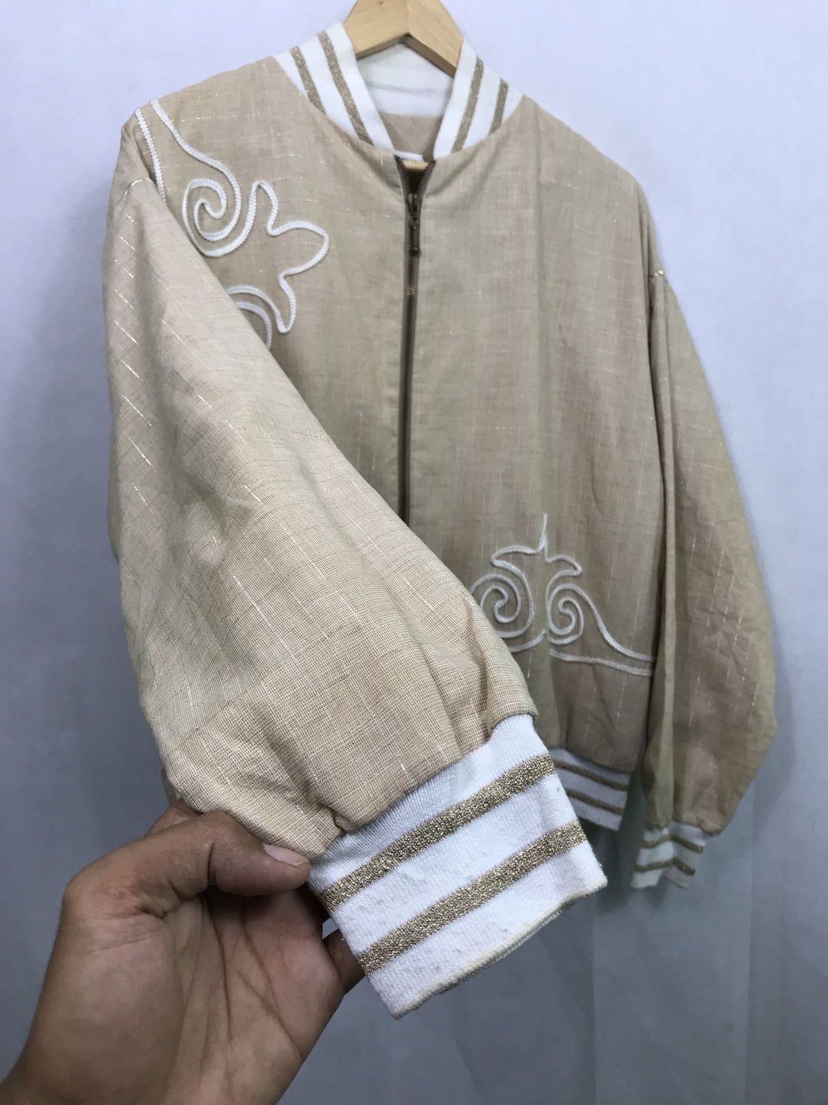 Designer 🔥💢 Sportforlio By Marcia Designer Brand Bomber Jacket Size US M / EU 48-50 / 2 - 8 Thumbnail