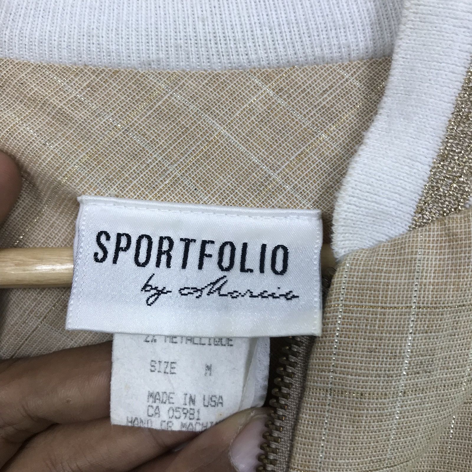 Designer 🔥💢 Sportforlio By Marcia Designer Brand Bomber Jacket Size US M / EU 48-50 / 2 - 12 Thumbnail