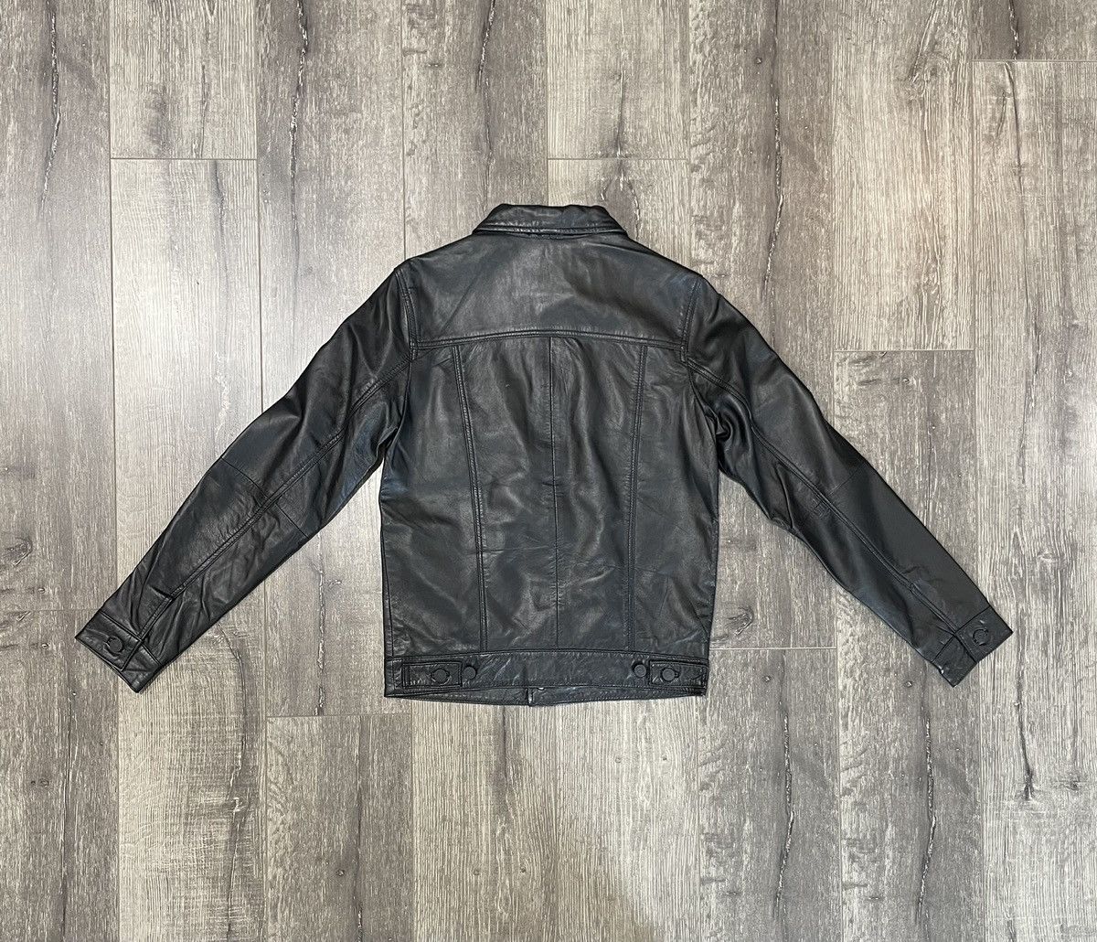 Levi's Vintage Levis Genuine Leather Trucker Jacket Size US S / EU 44-46 / 1 - 3 Thumbnail