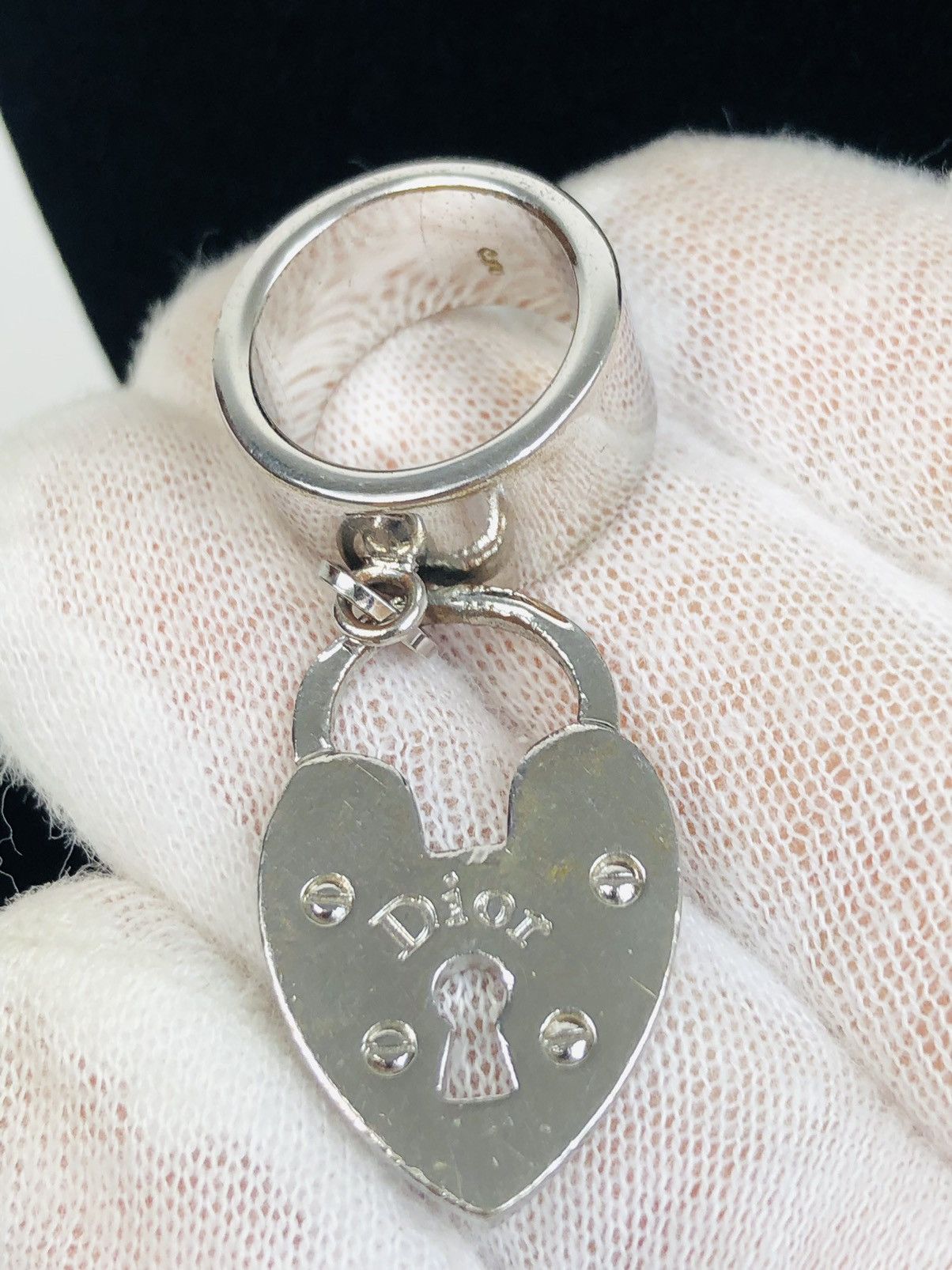 Dior Dior lock ring size 5 Size ONE SIZE - 1 Thumbnail