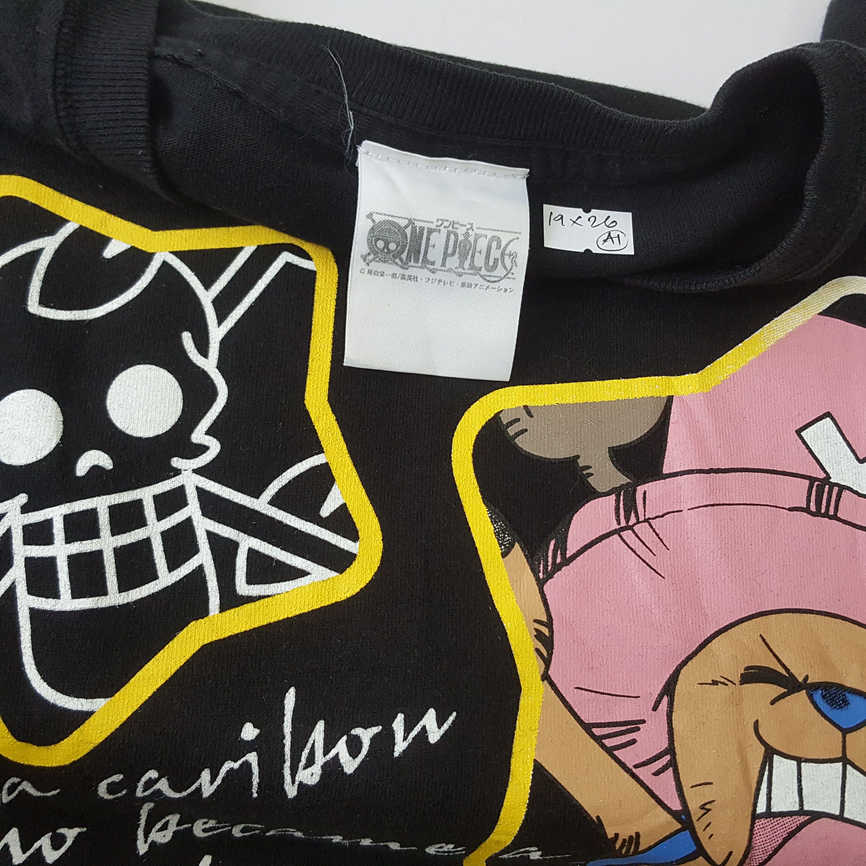 Anime × Cartoon Network × Vintage Vintage One Piece Japanese animated manga series t-shirt Size US M / EU 48-50 / 2 - 2 Thumbnail