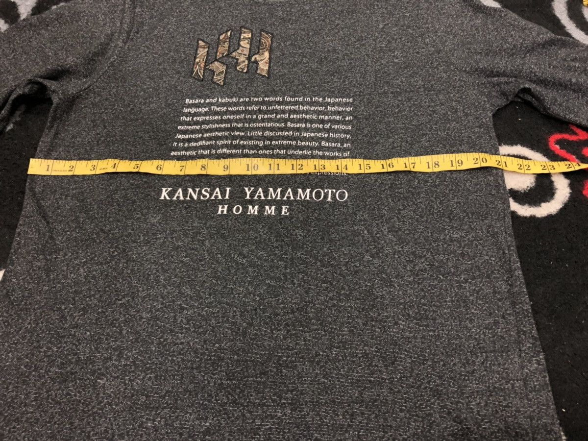 Kansai Yamamoto Kansai Yamamoto Homme Long Sleeve T-Shirt Size US L / EU 52-54 / 3 - 8 Thumbnail