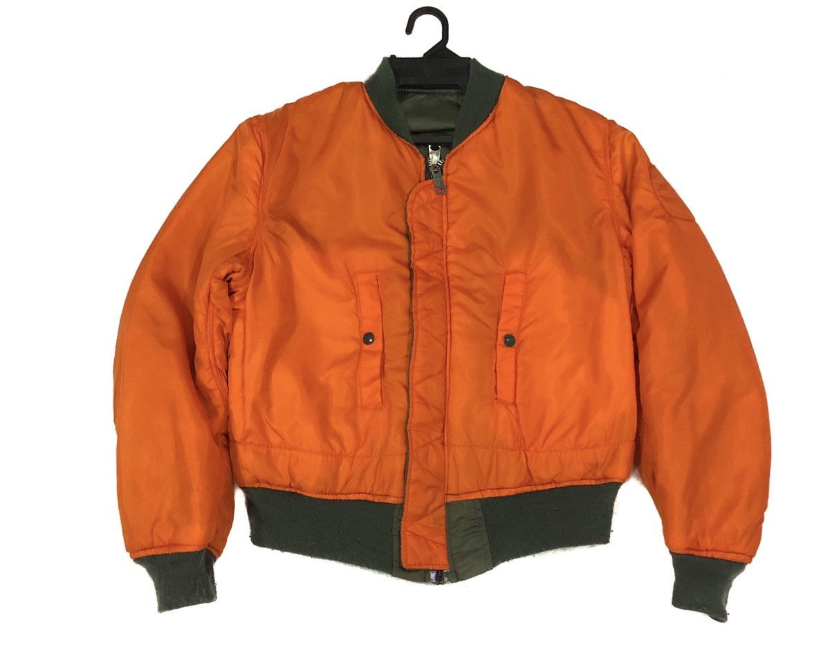 Alpha Industries Vintage Bomber Jacket Flyers Intermediate Ma-1 Military Size US M / EU 48-50 / 2 - 9 Thumbnail