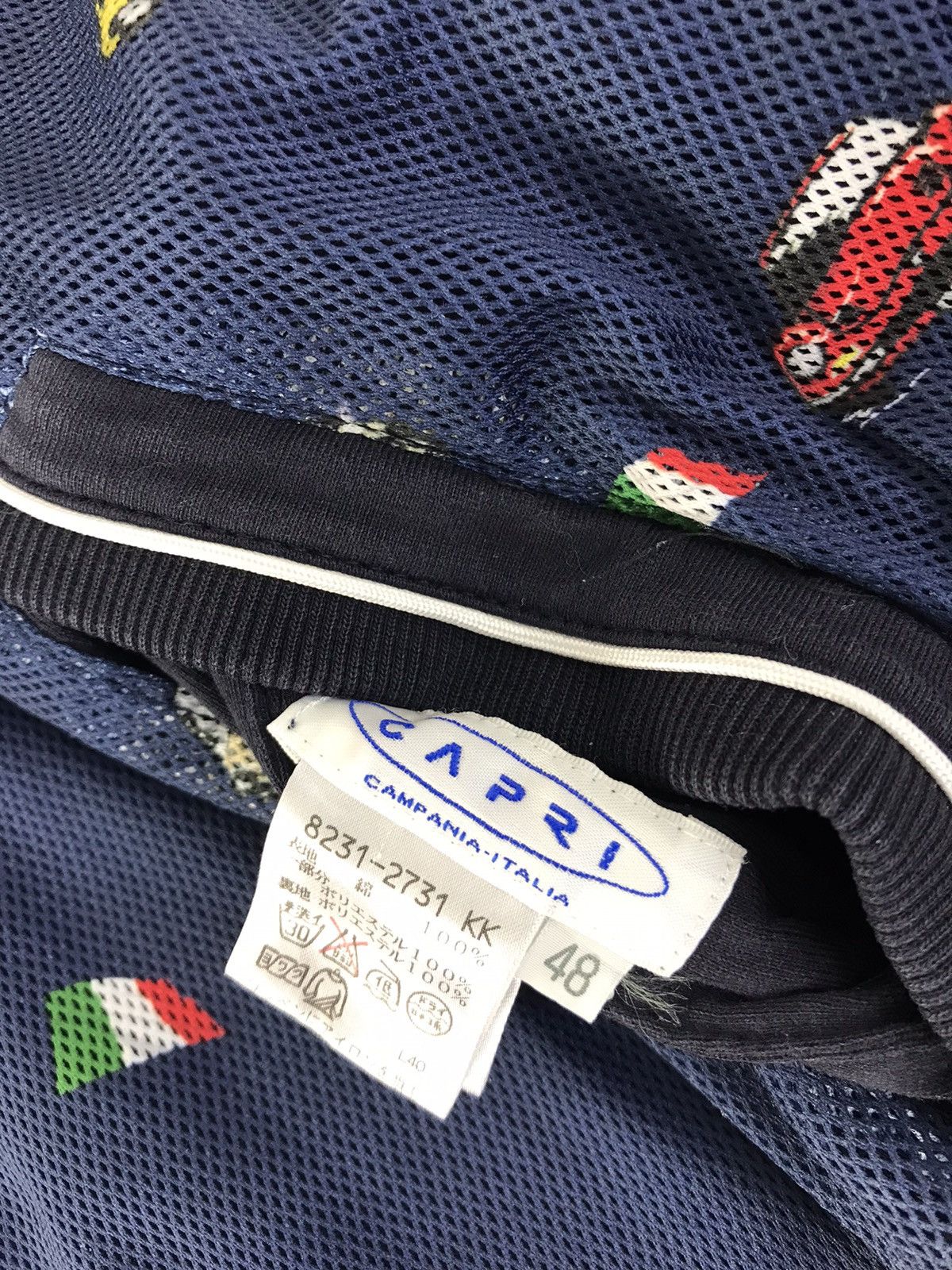 Japanese Brand × Vintage Vintage Sweater Capri Campania Italia Zipper Style Size US M / EU 48-50 / 2 - 7 Thumbnail