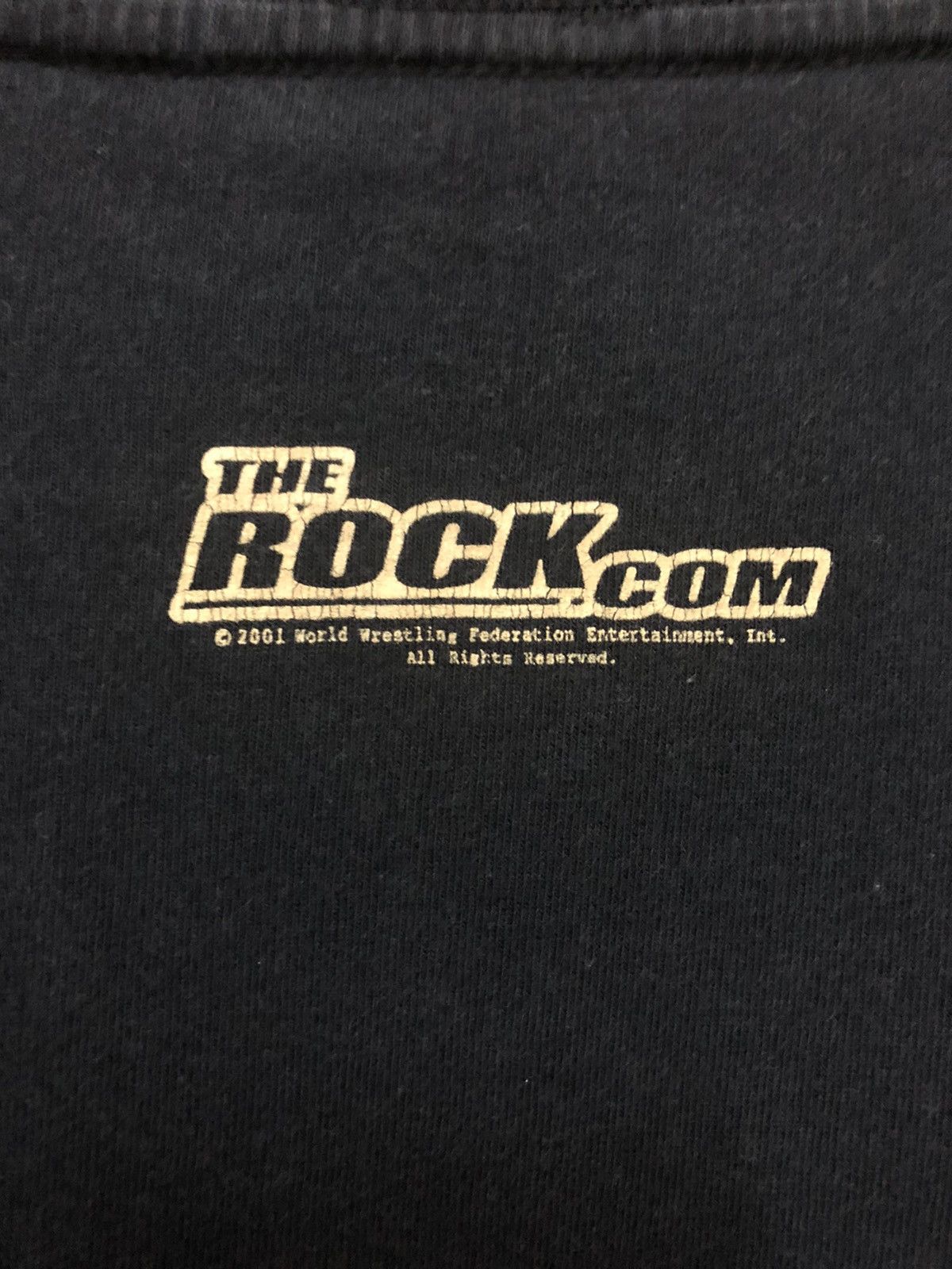 Vintage × WWE × WWF Vintage Bootleg The Rock WWF Big Bull Logo Rare Tee Shirt Size US XL / EU 56 / 4 - 6 Thumbnail