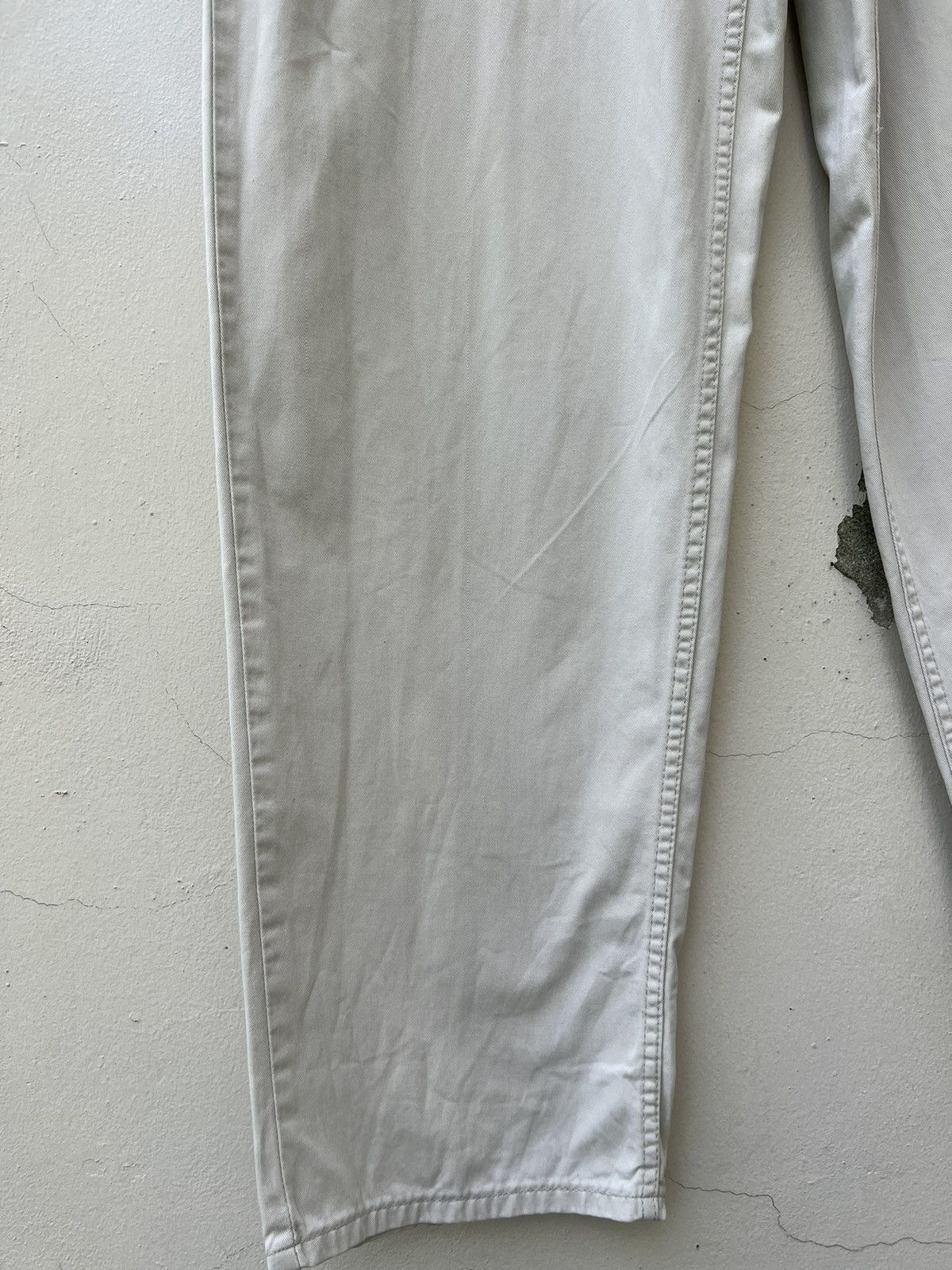 Levi's × Vintage Vintage 1998 Levi’s Silvertab White Baggy Chinos Trouser Size US 34 / EU 50 - 9 Thumbnail