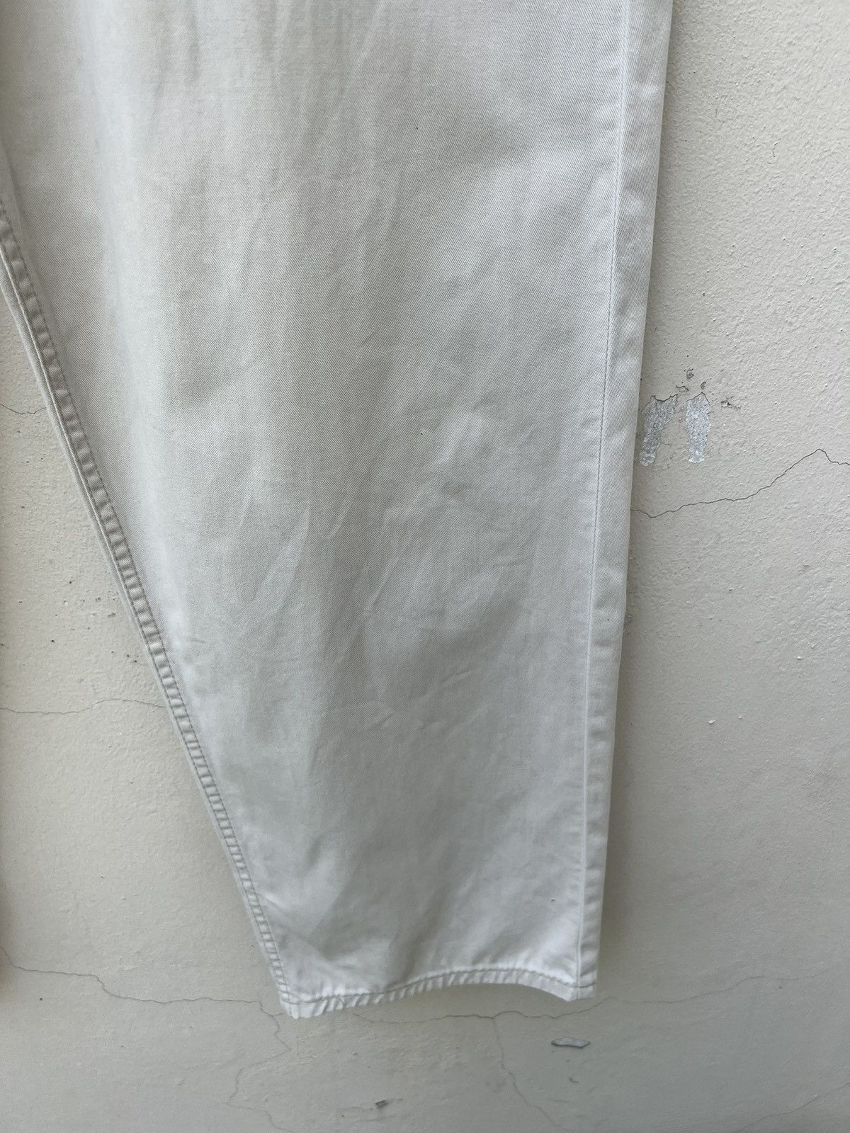 Levi's × Vintage Vintage 1998 Levi’s Silvertab White Baggy Chinos Trouser Size US 34 / EU 50 - 11 Thumbnail