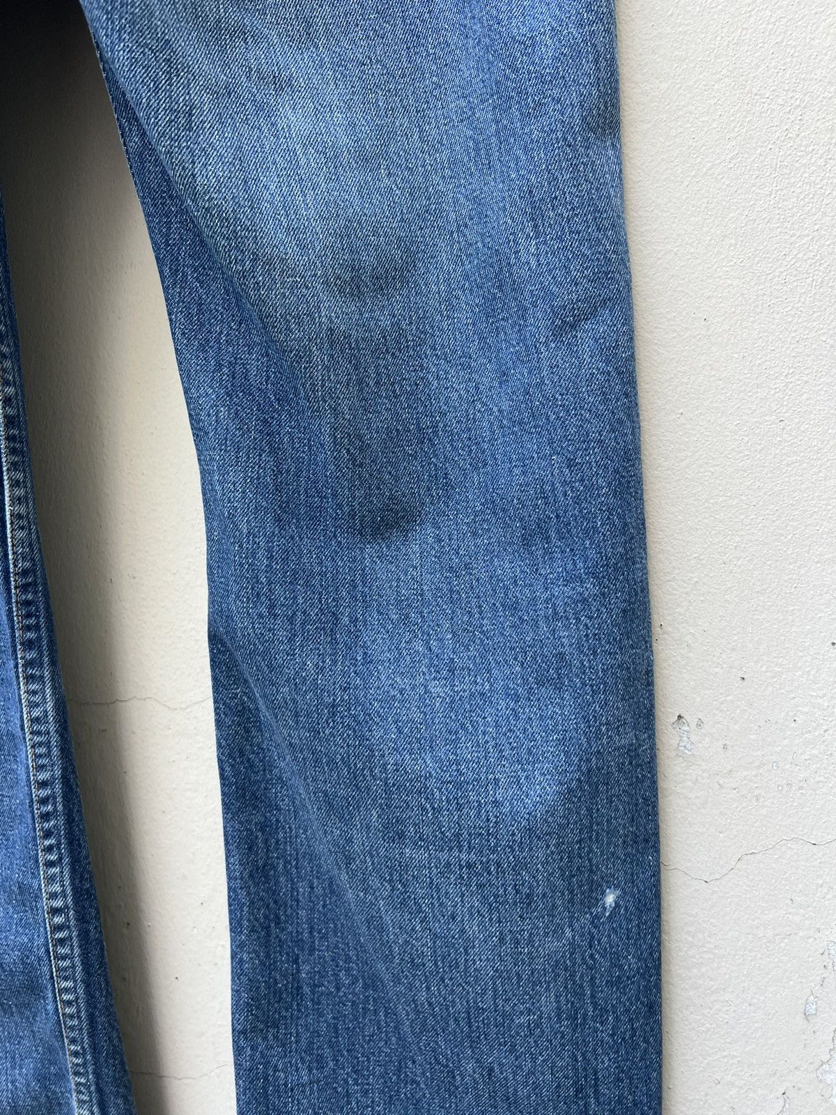 Vintage Vintage 60s Jc Penny Ranchcraft Distress Denim Trashed Jeans Size US 31 - 22 Thumbnail