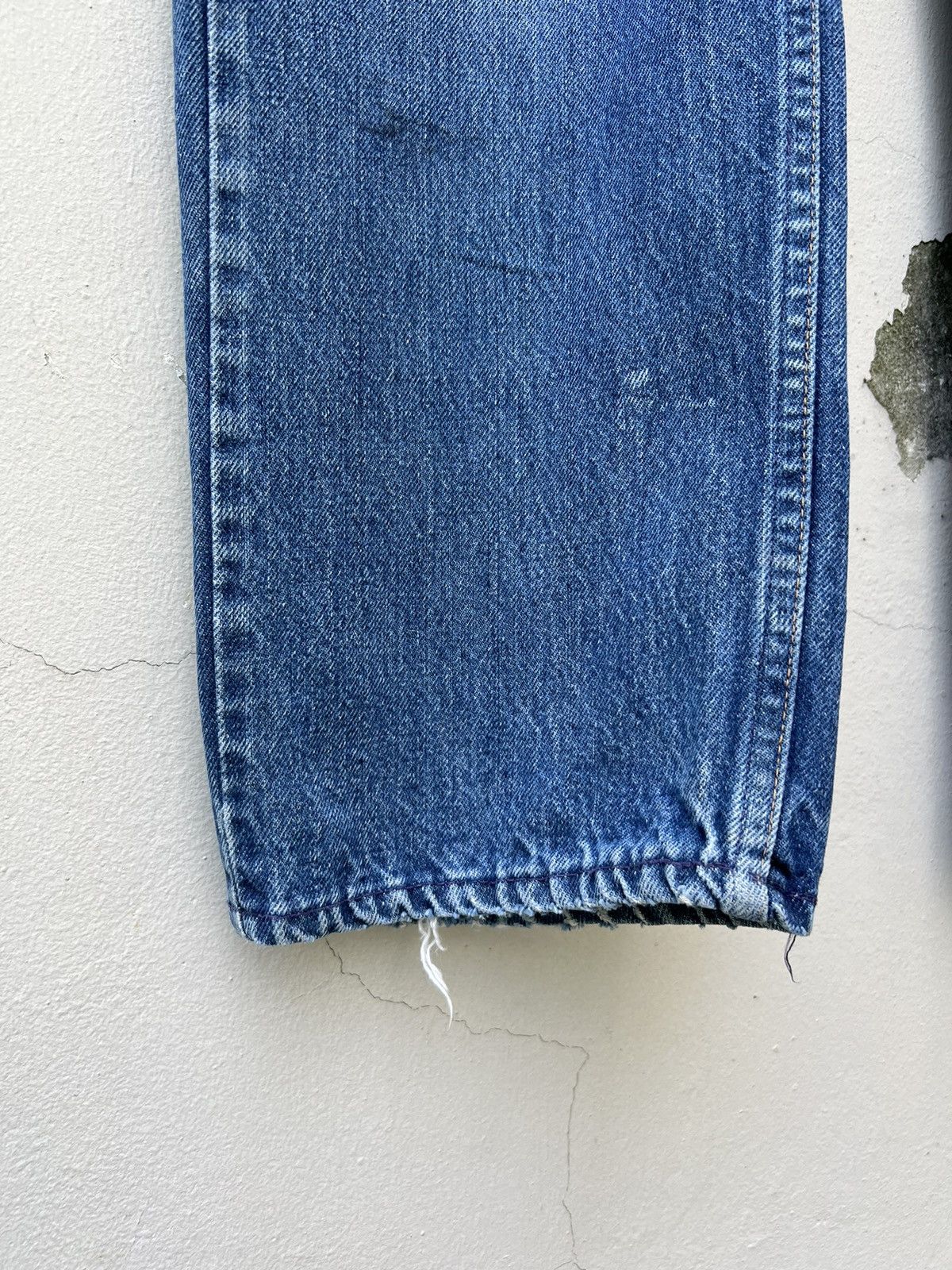 Vintage Vintage 60s Jc Penny Ranchcraft Distress Denim Trashed Jeans Size US 31 - 12 Thumbnail