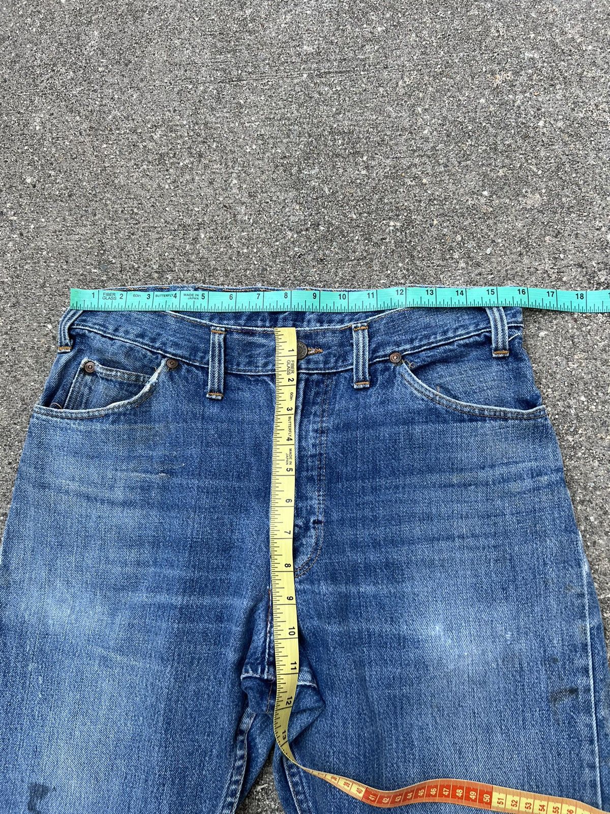 Vintage Vintage 60s Jc Penny Ranchcraft Distress Denim Trashed Jeans Size US 31 - 2 Thumbnail