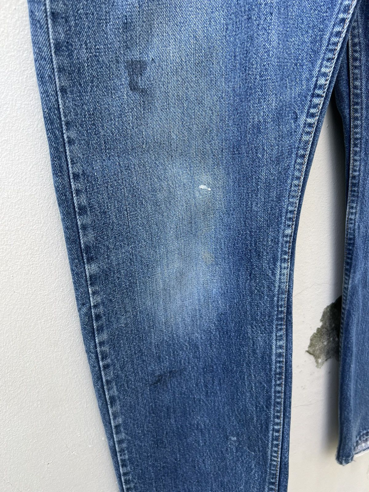 Vintage Vintage 60s Jc Penny Ranchcraft Distress Denim Trashed Jeans Size US 31 - 11 Thumbnail