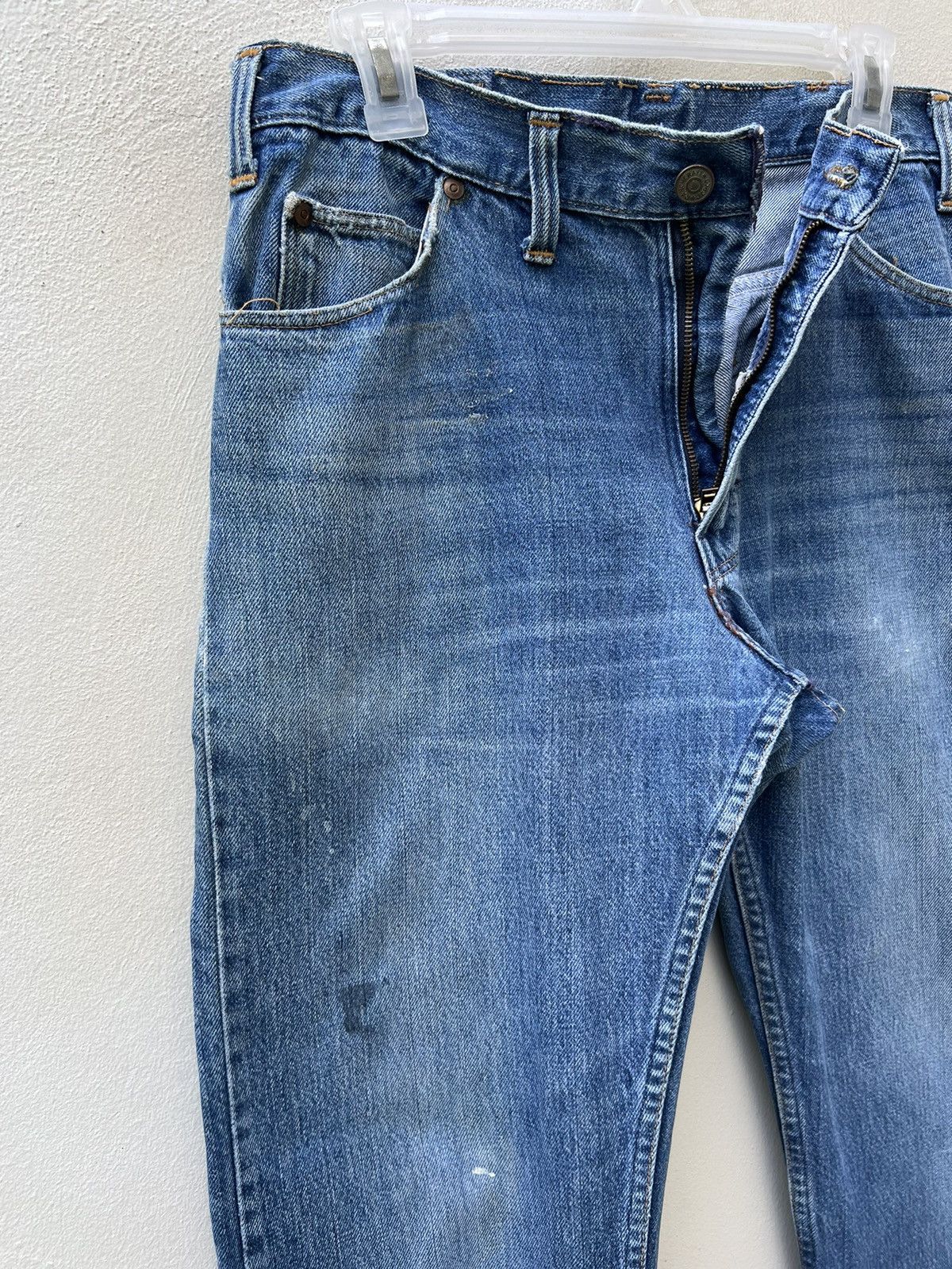 Vintage Vintage 60s Jc Penny Ranchcraft Distress Denim Trashed Jeans Size US 31 - 8 Thumbnail
