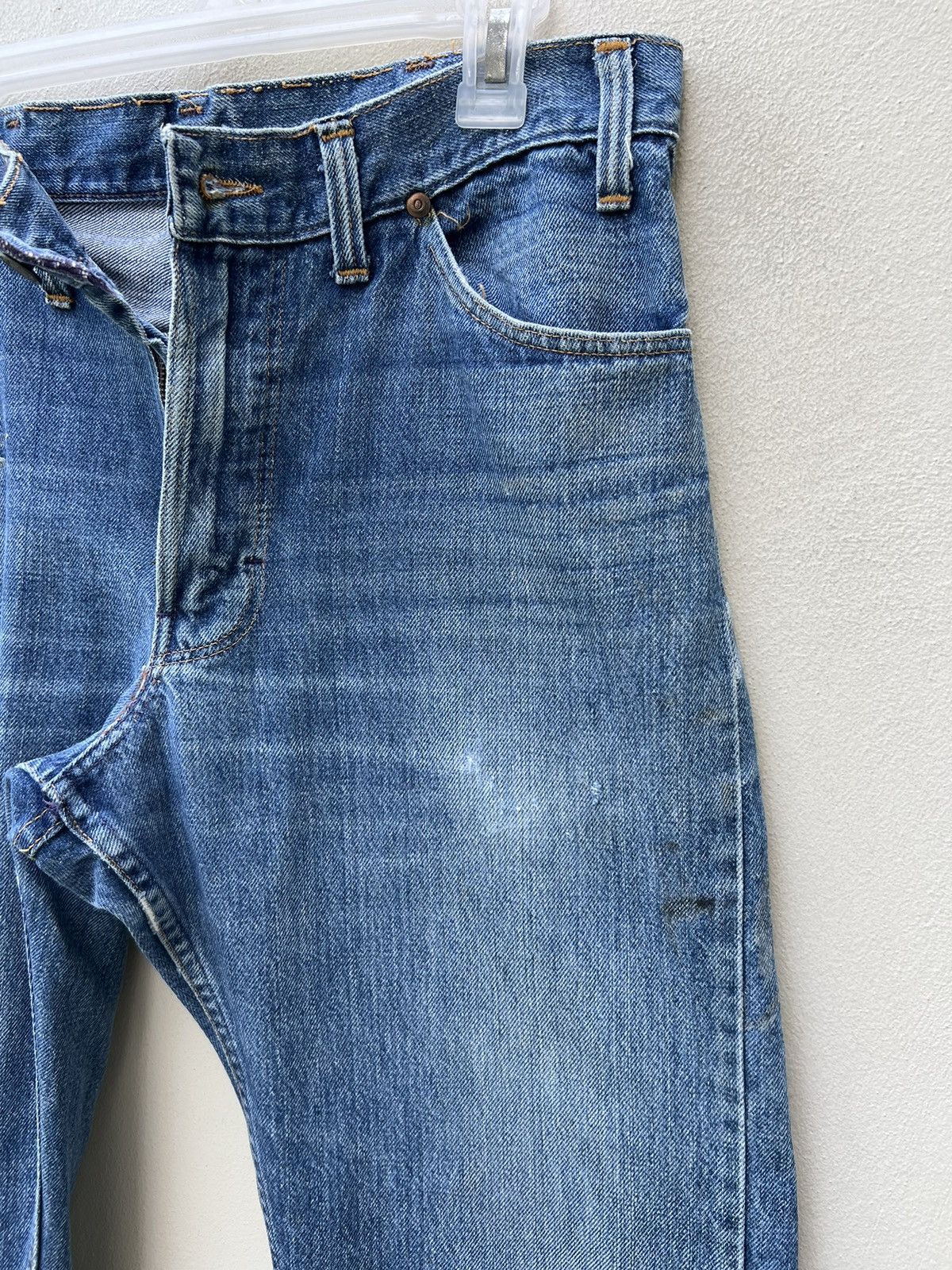 Vintage Vintage 60s Jc Penny Ranchcraft Distress Denim Trashed Jeans Size US 31 - 13 Thumbnail
