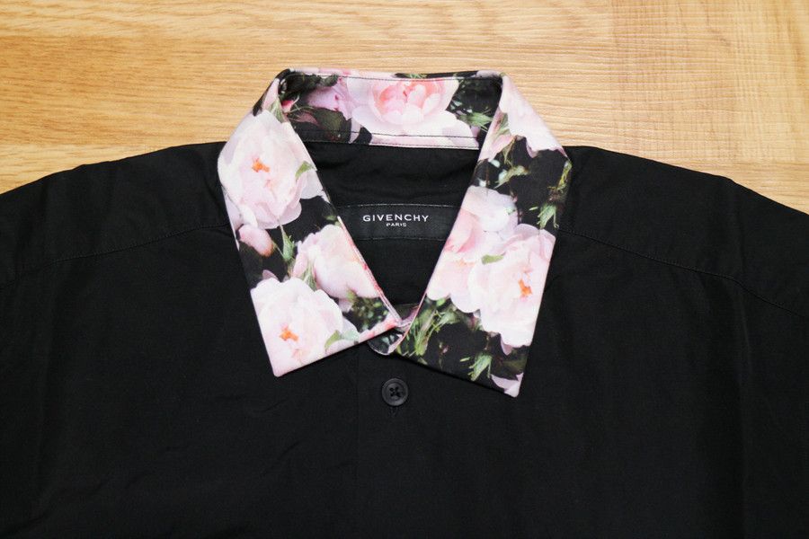 Givenchy Givenchy Floral Collar Shirts 38 Size US S / EU 44-46 / 1 - 7 Thumbnail