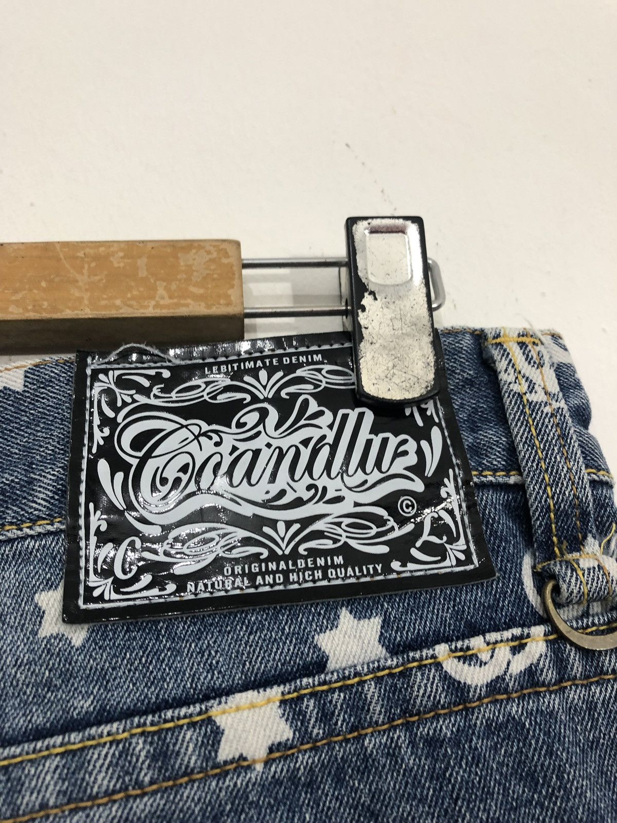 Japanese Brand Full Print Co & Lu Denim Jeans Size US 31 - 7 Thumbnail