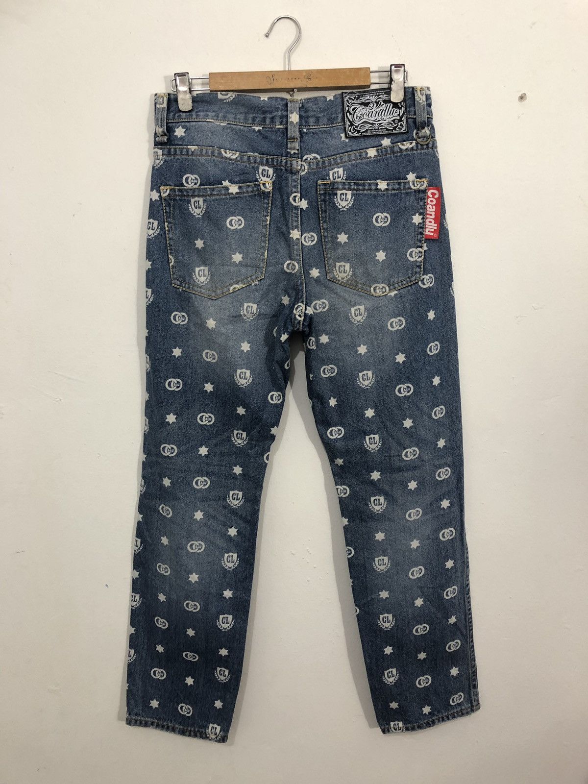 Japanese Brand Full Print Co & Lu Denim Jeans Size US 31 - 5 Thumbnail