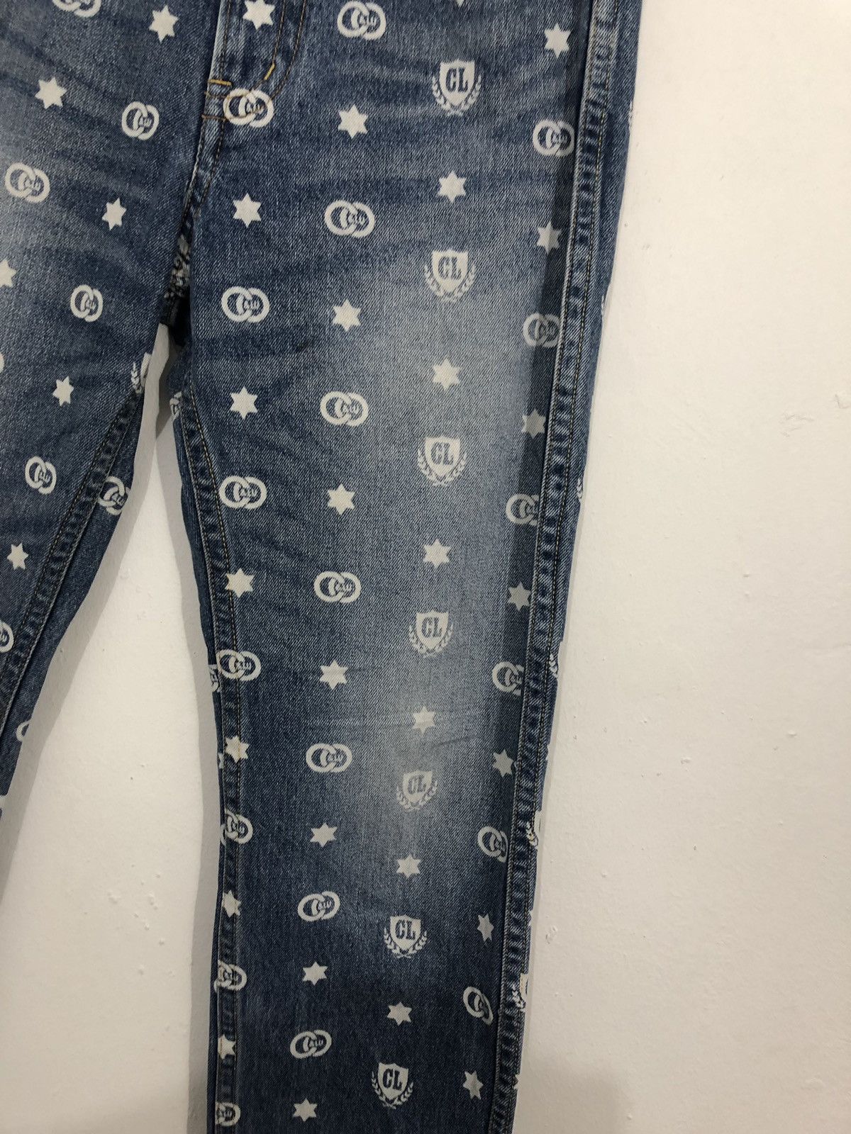 Japanese Brand Full Print Co & Lu Denim Jeans Size US 31 - 3 Thumbnail