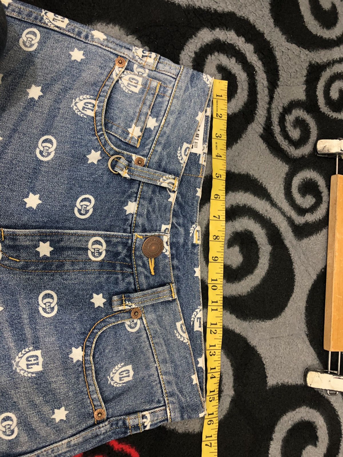 Japanese Brand Full Print Co & Lu Denim Jeans Size US 31 - 11 Thumbnail