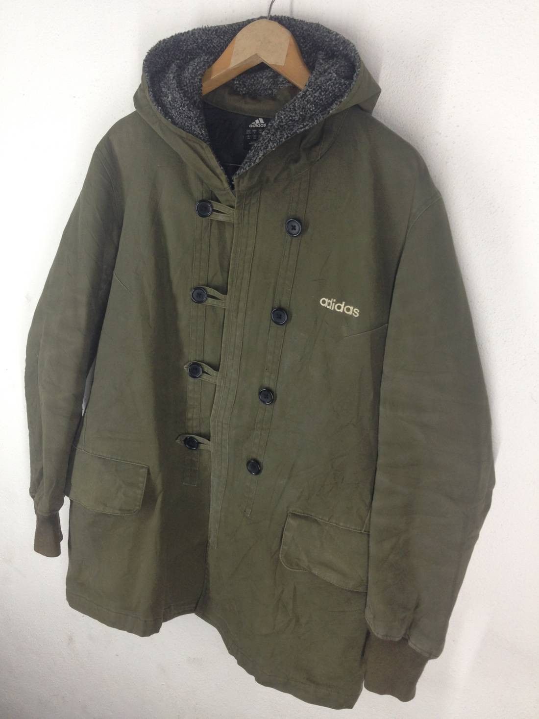 Adidas ADIDAS LONG JACKET ADIDAS COAT (MILITARY STYLE) - cw21 Size US M / EU 48-50 / 2 - 2 Thumbnail
