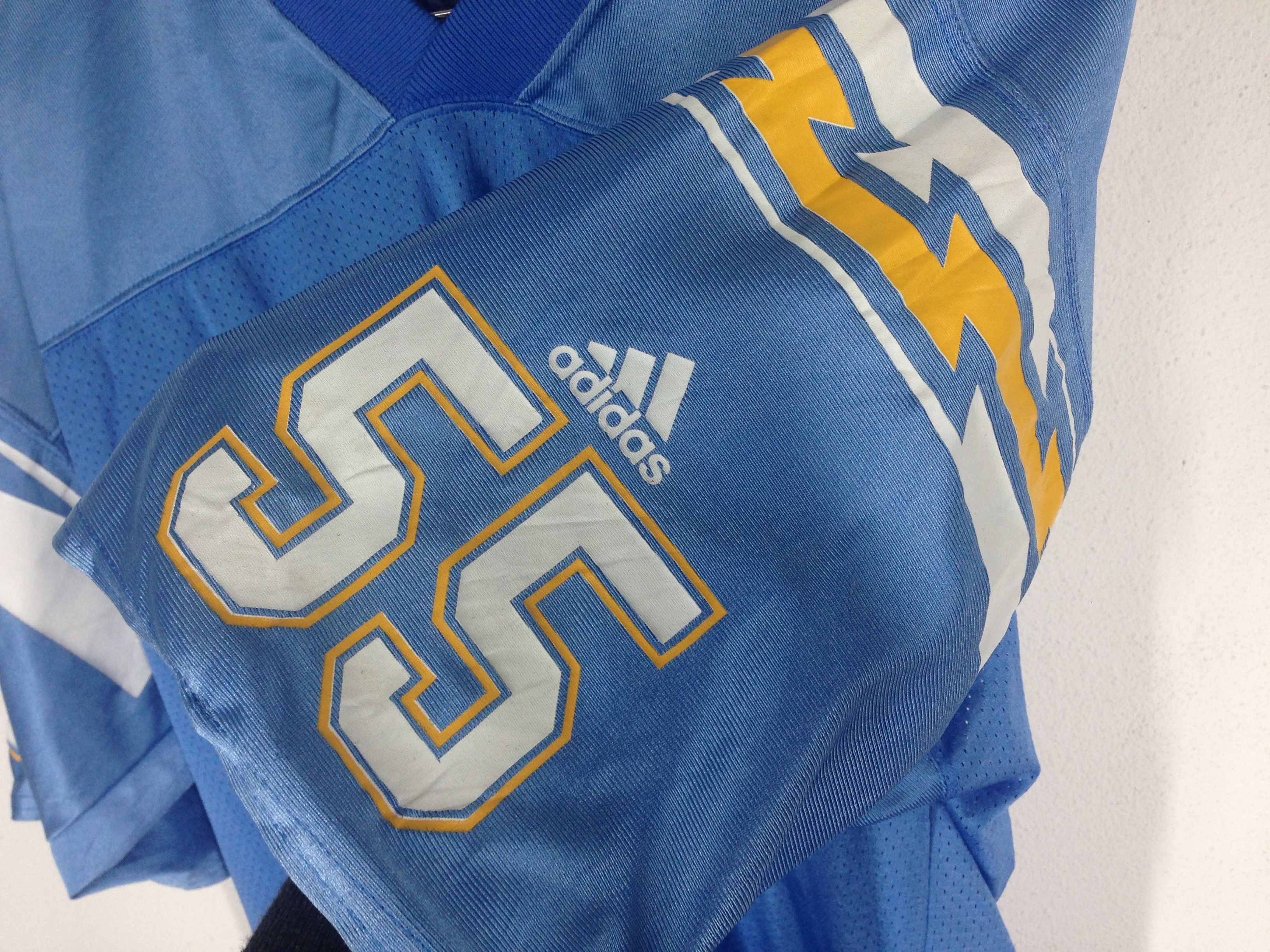 Adidas × Vintage Vintage Adidas San Diego Chargers Football Blue Jersey cw21 Size US L / EU 52-54 / 3 - 4 Thumbnail