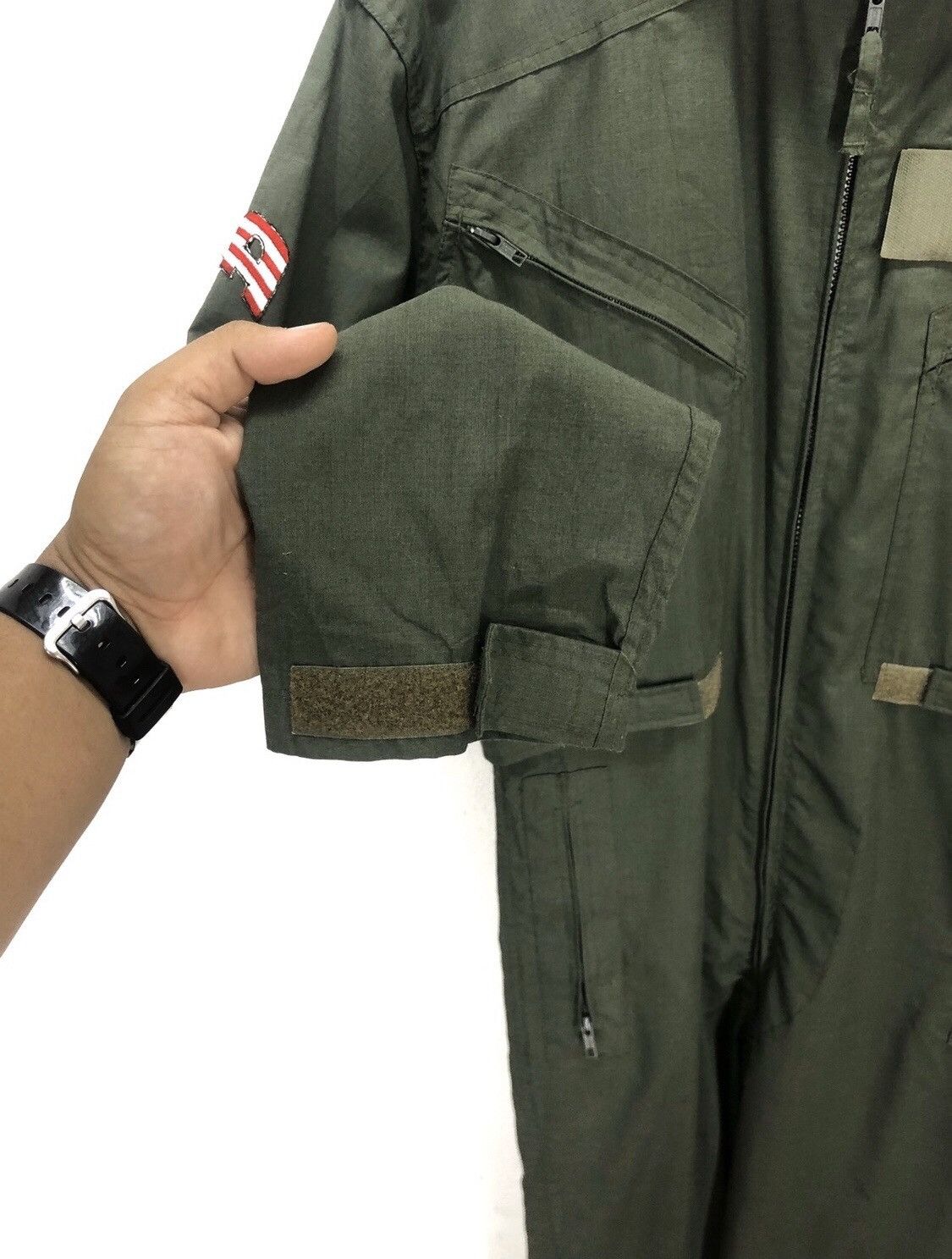 Other HIP HOP STYLE COVERALLS SUMER Fire Resistant Sage Green Size US M / EU 48-50 / 2 - 9 Thumbnail