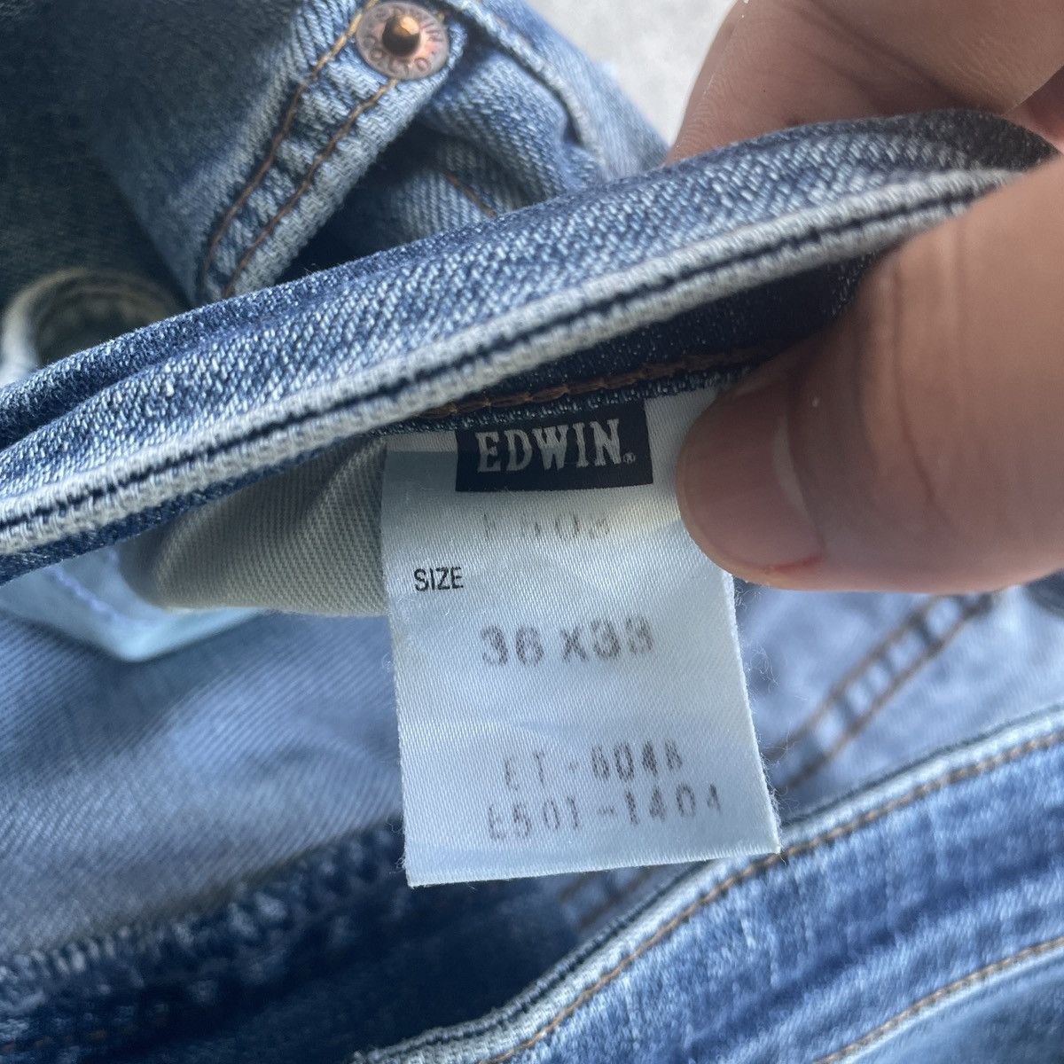 Edwin Vintage Edwin 503 Faded Denim Jeans Pants W32 Size US 32 / EU 48 - 8 Thumbnail