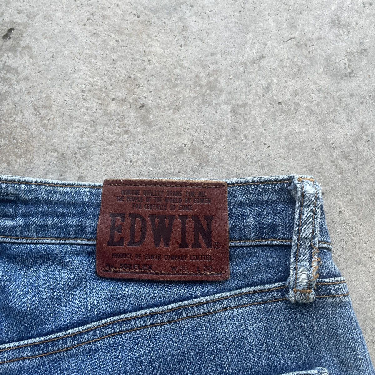 Edwin Vintage Edwin 503 Faded Denim Jeans Pants W32 Size US 32 / EU 48 - 9 Thumbnail