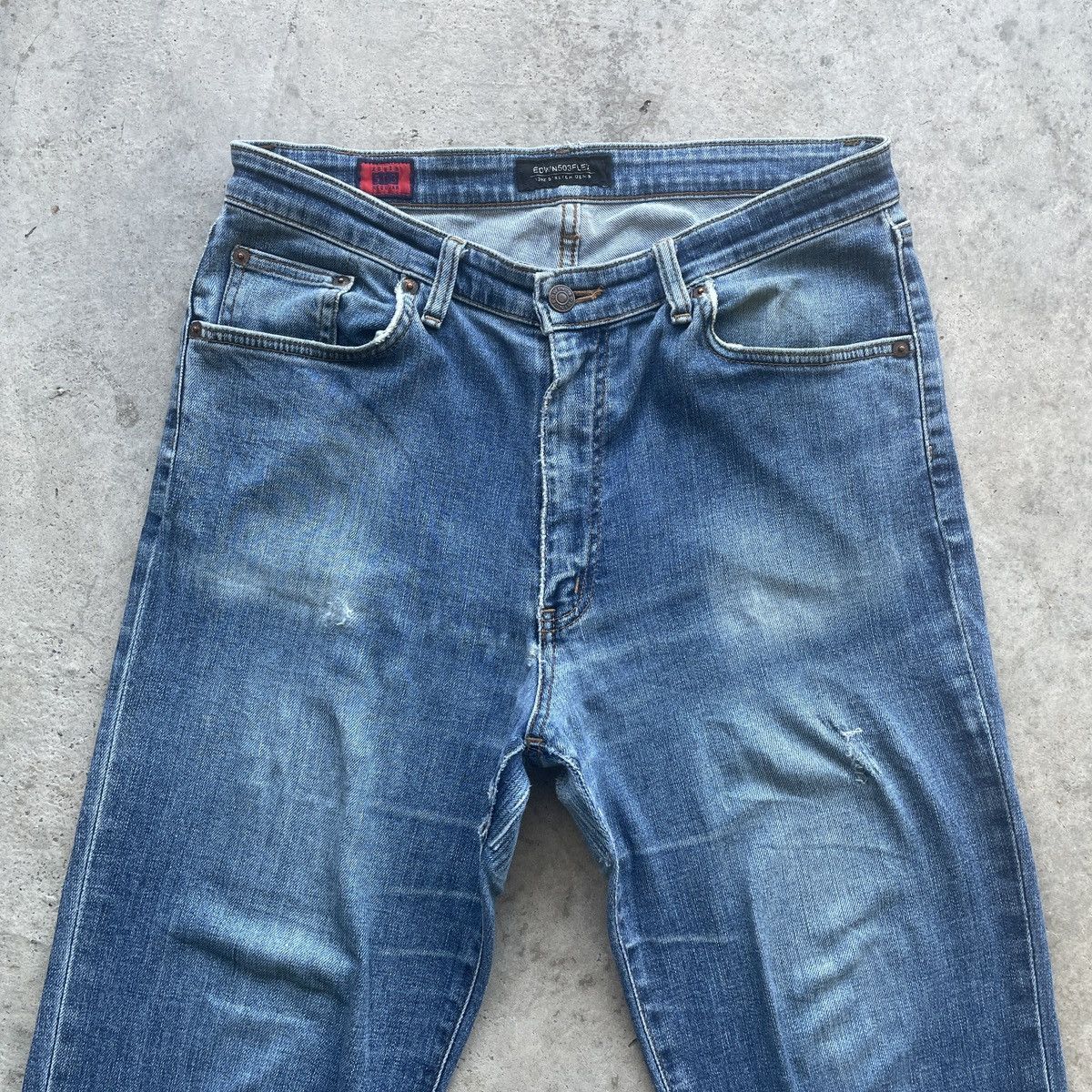 Edwin Vintage Edwin 503 Faded Denim Jeans Pants W32 Size US 32 / EU 48 - 3 Thumbnail