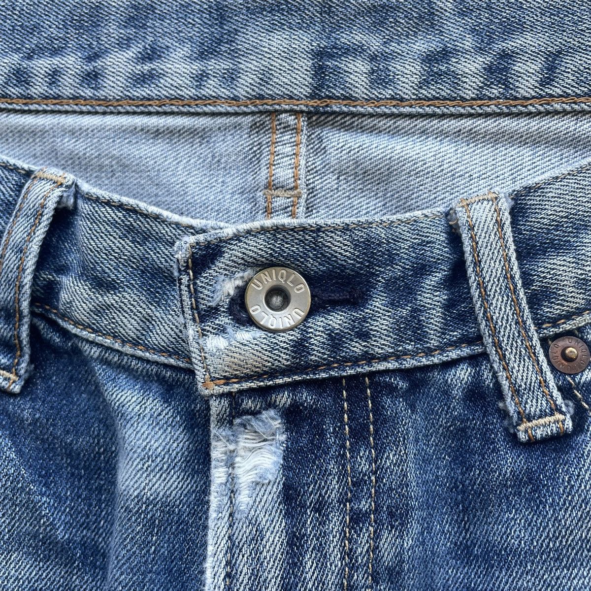 Japanese Brand × Jean × Vintage Vintage Japanese Brand Uniqlo Faded Denim Jeans Pants W31 Size US 31 - 6 Thumbnail