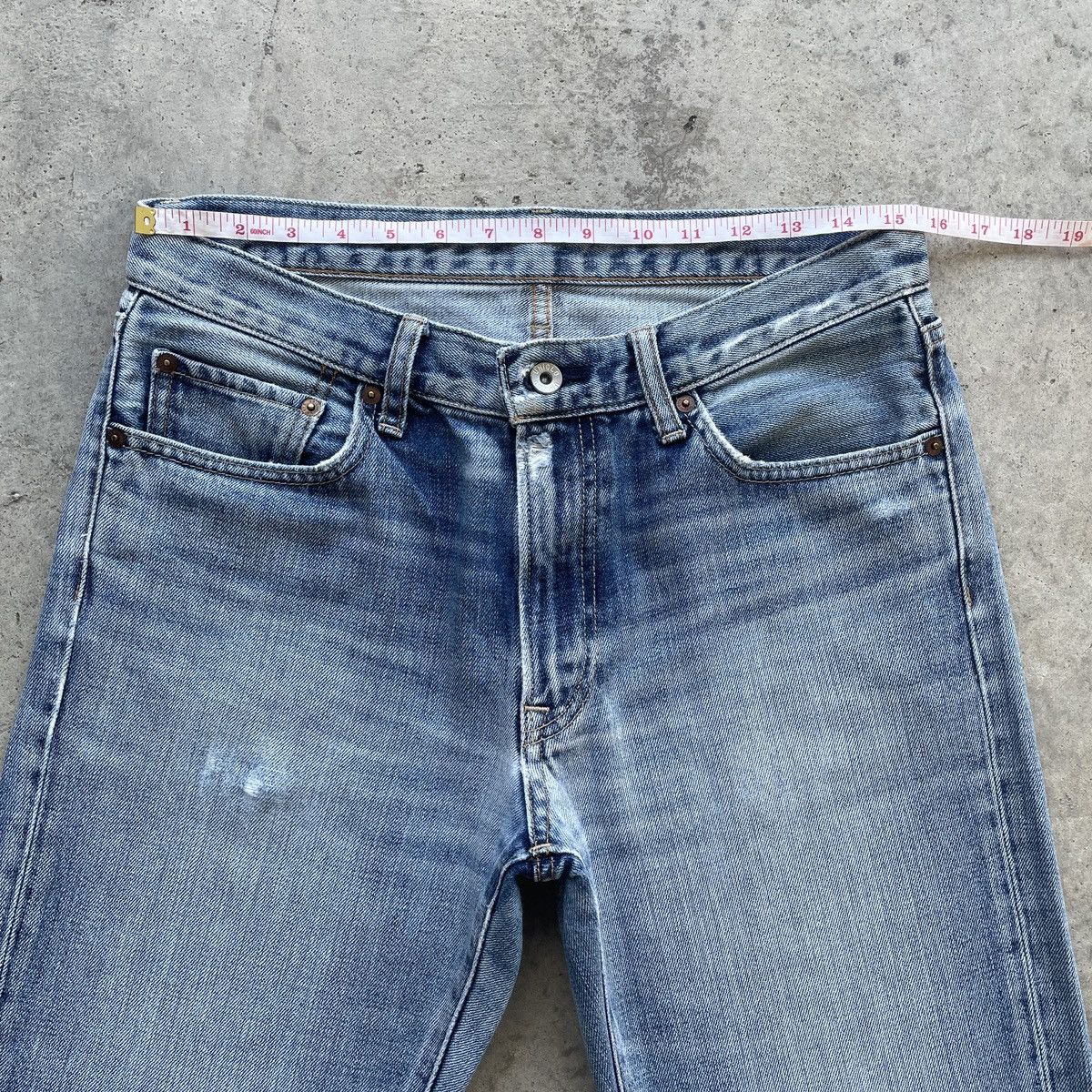 Japanese Brand × Jean × Vintage Vintage Japanese Brand Uniqlo Faded Denim Jeans Pants W31 Size US 31 - 5 Thumbnail
