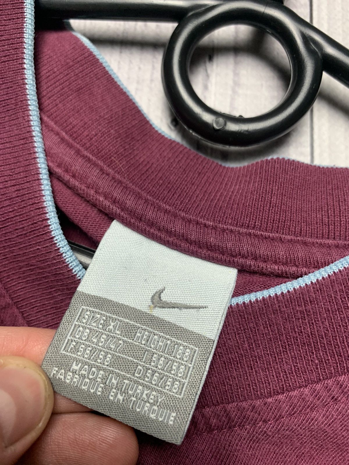 Nike × Vintage Vintage Nike tee central swoosh size XL Size US XL / EU 56 / 4 - 3 Thumbnail