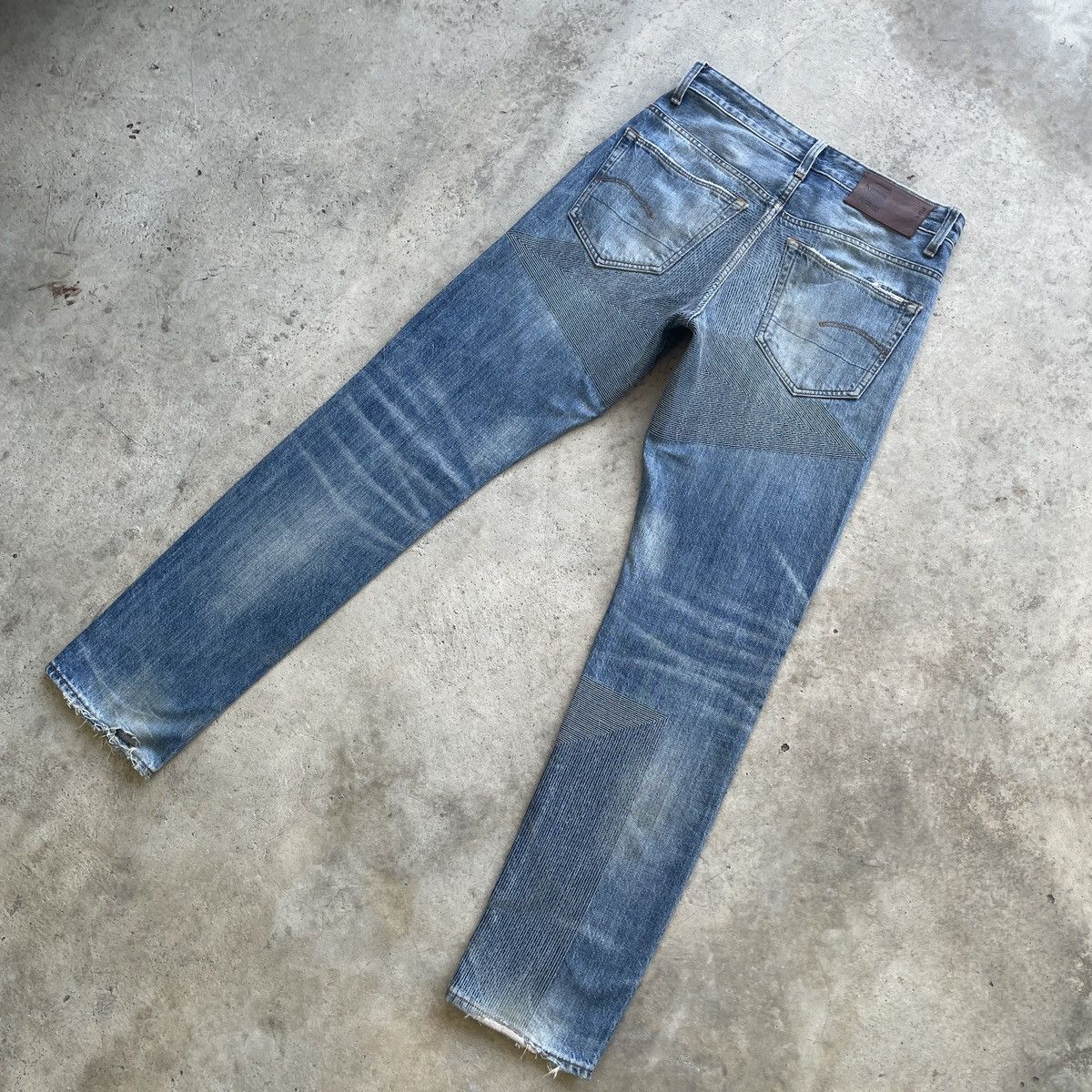 G-Star Rare🔥 G Star Raw Distressed Denim Jeans Pants Faded W30x32 Size US 30 / EU 46 - 13 Thumbnail