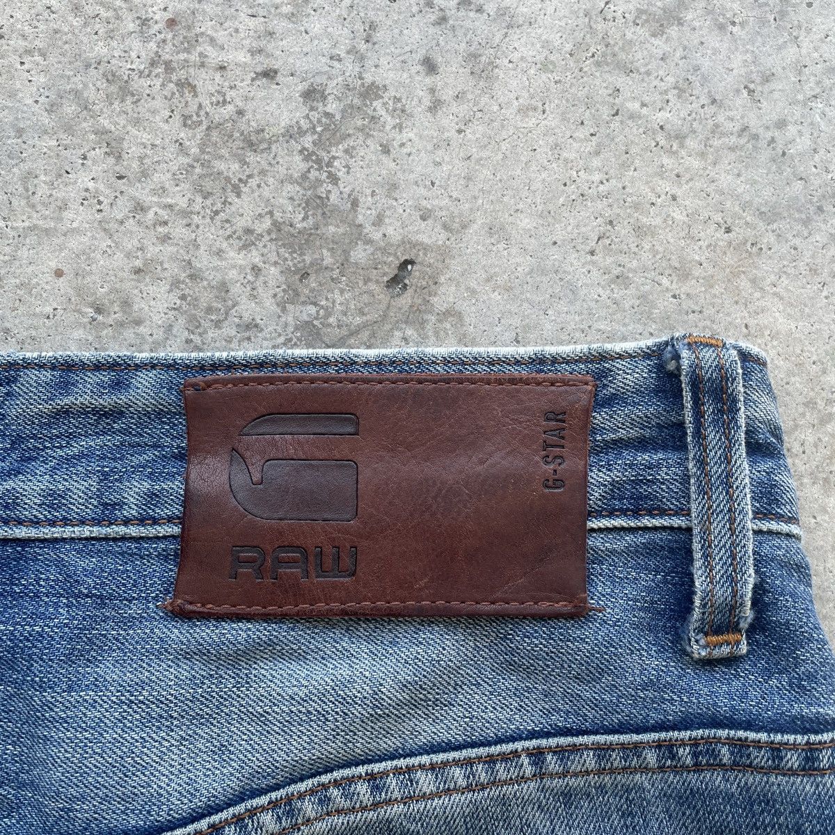 G-Star Rare🔥 G Star Raw Distressed Denim Jeans Pants Faded W30x32 Size US 30 / EU 46 - 10 Thumbnail