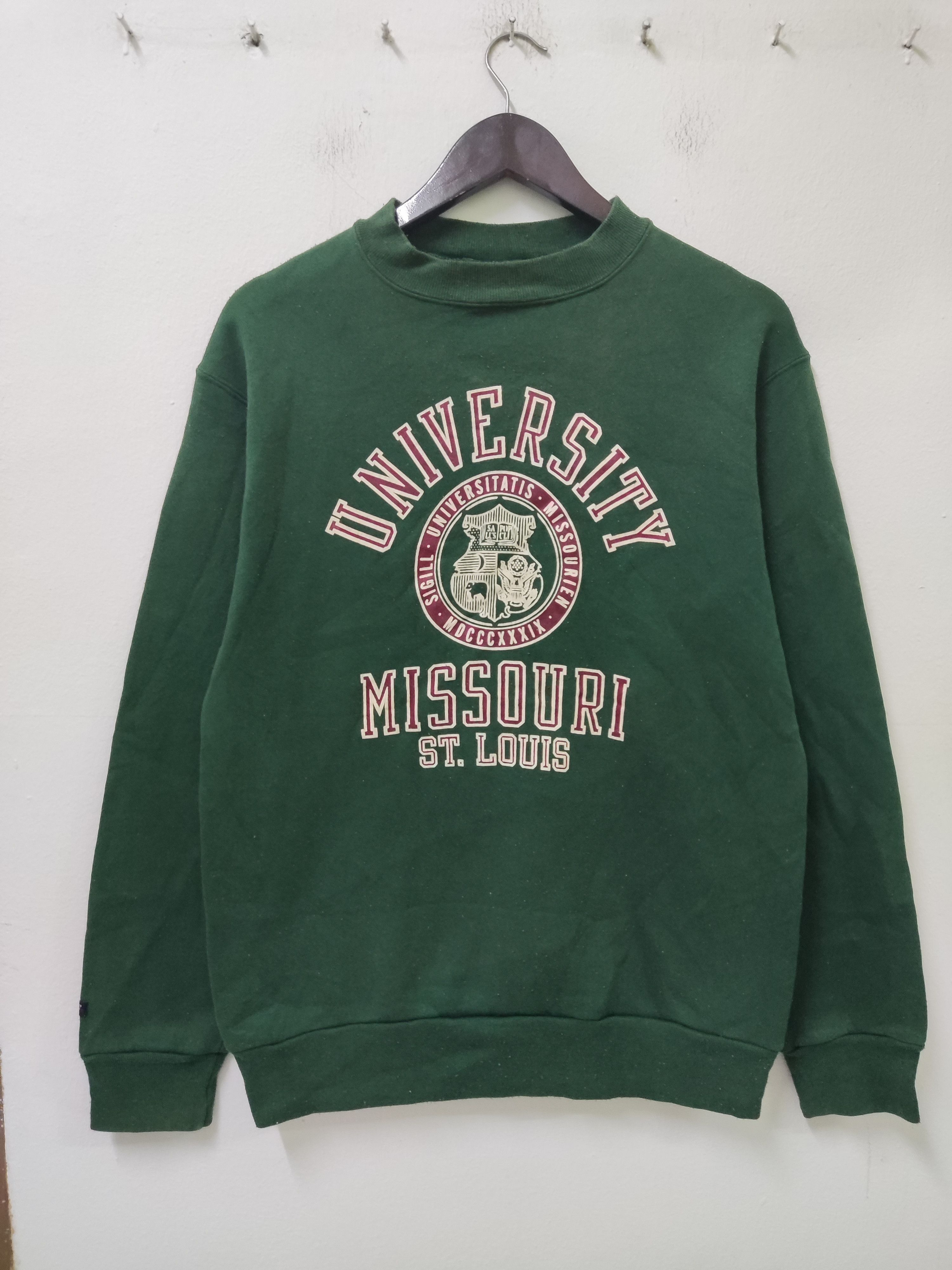 Vintage Vintage 90's University of Missouri Sweatshirt Size US S / EU 44-46 / 1 - 1 Thumbnail
