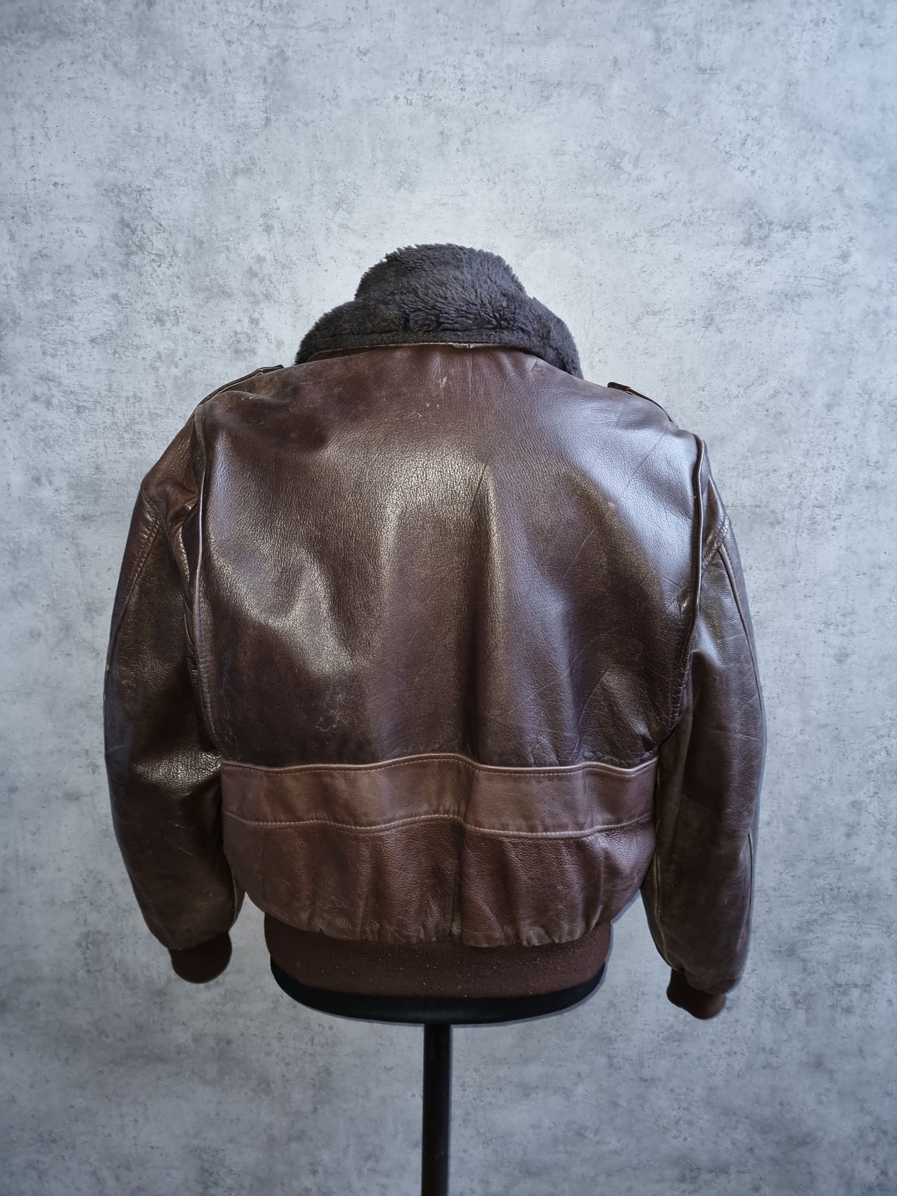 Genuine Leather 90s Biker Leather Jacket Size US M / EU 48-50 / 2 - 2 Thumbnail
