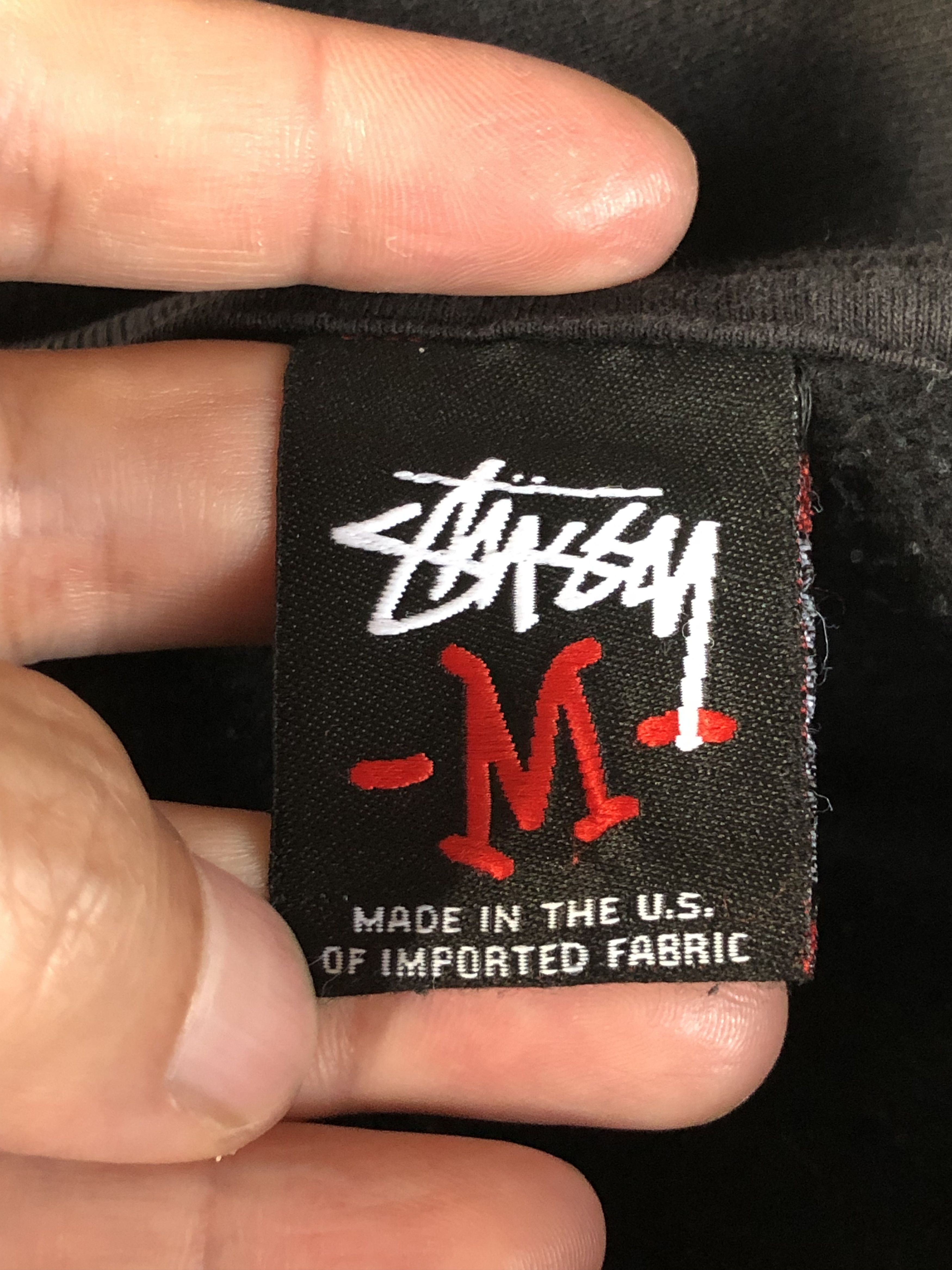 Stussy × Vintage VINTAGE DISTRESSED STUSSY BAGGY ZIPPER HOODIE MADE IN USA Size US M / EU 48-50 / 2 - 12 Thumbnail