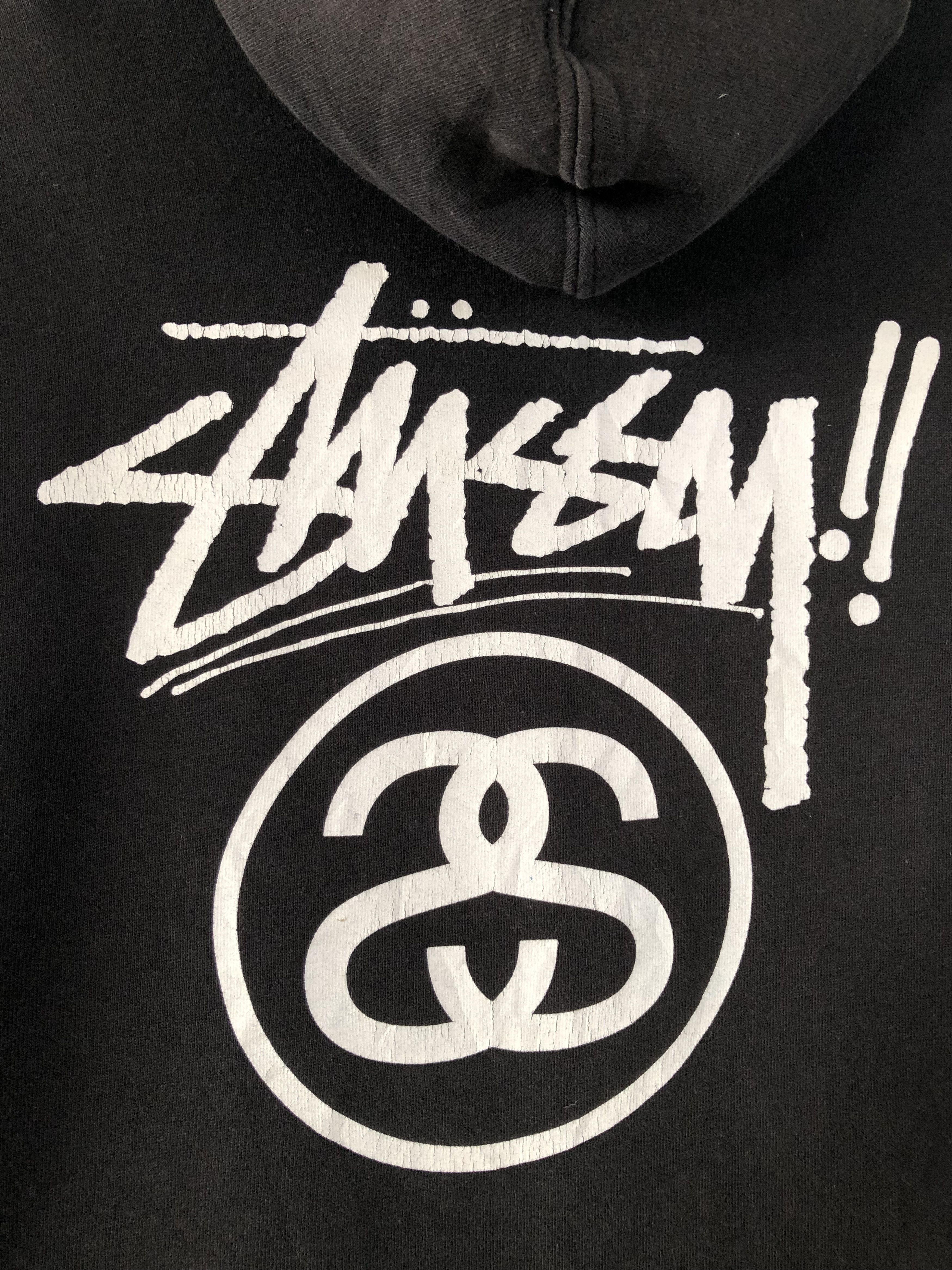Stussy × Vintage VINTAGE DISTRESSED STUSSY BAGGY ZIPPER HOODIE MADE IN USA Size US M / EU 48-50 / 2 - 8 Thumbnail