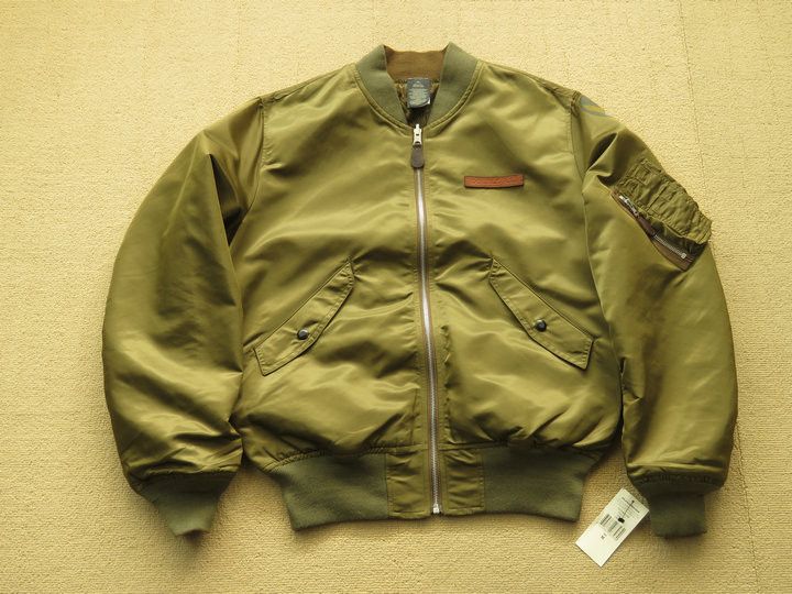 RRL Ralph Lauren Olive Eagle RRL Double RL Reversible Flight Jacket Size US M / EU 48-50 / 2 - 7 Thumbnail