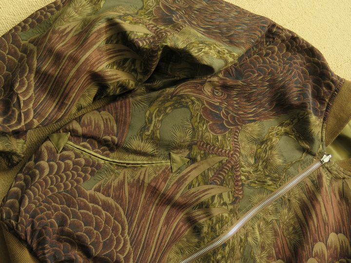 RRL Ralph Lauren Olive Eagle RRL Double RL Reversible Flight Jacket Size US M / EU 48-50 / 2 - 2 Thumbnail