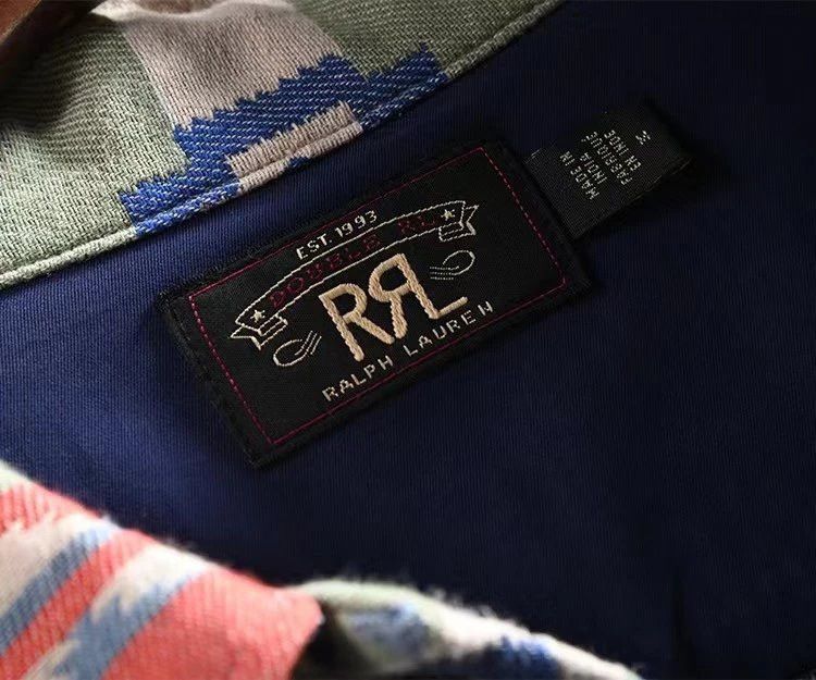 RRL Ralph Lauren RRL Brushed Jacquard Overshirt printed blouson jacket Cotton Size US XL / EU 56 / 4 - 13 Thumbnail